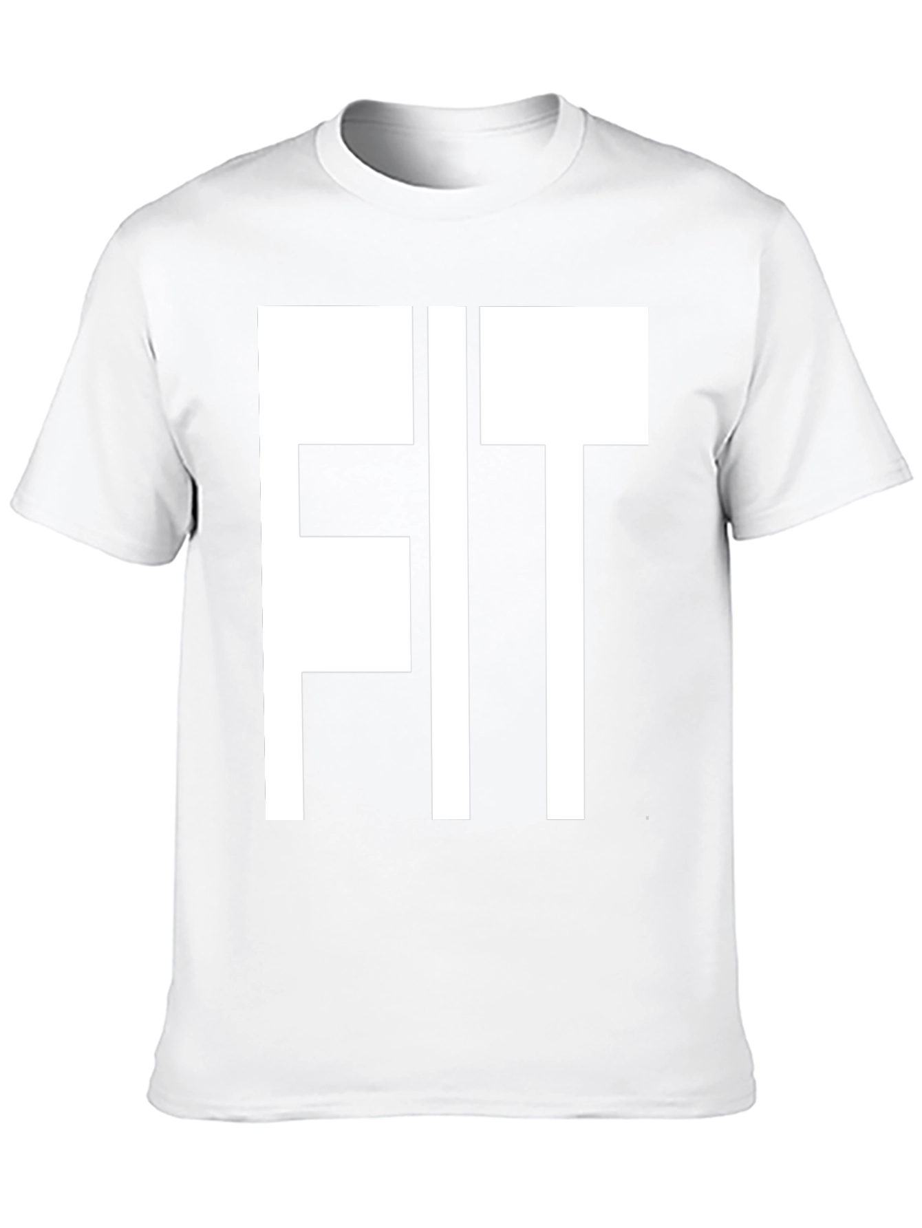 FIT Graphic Tee - Black Cotton T-Shirt