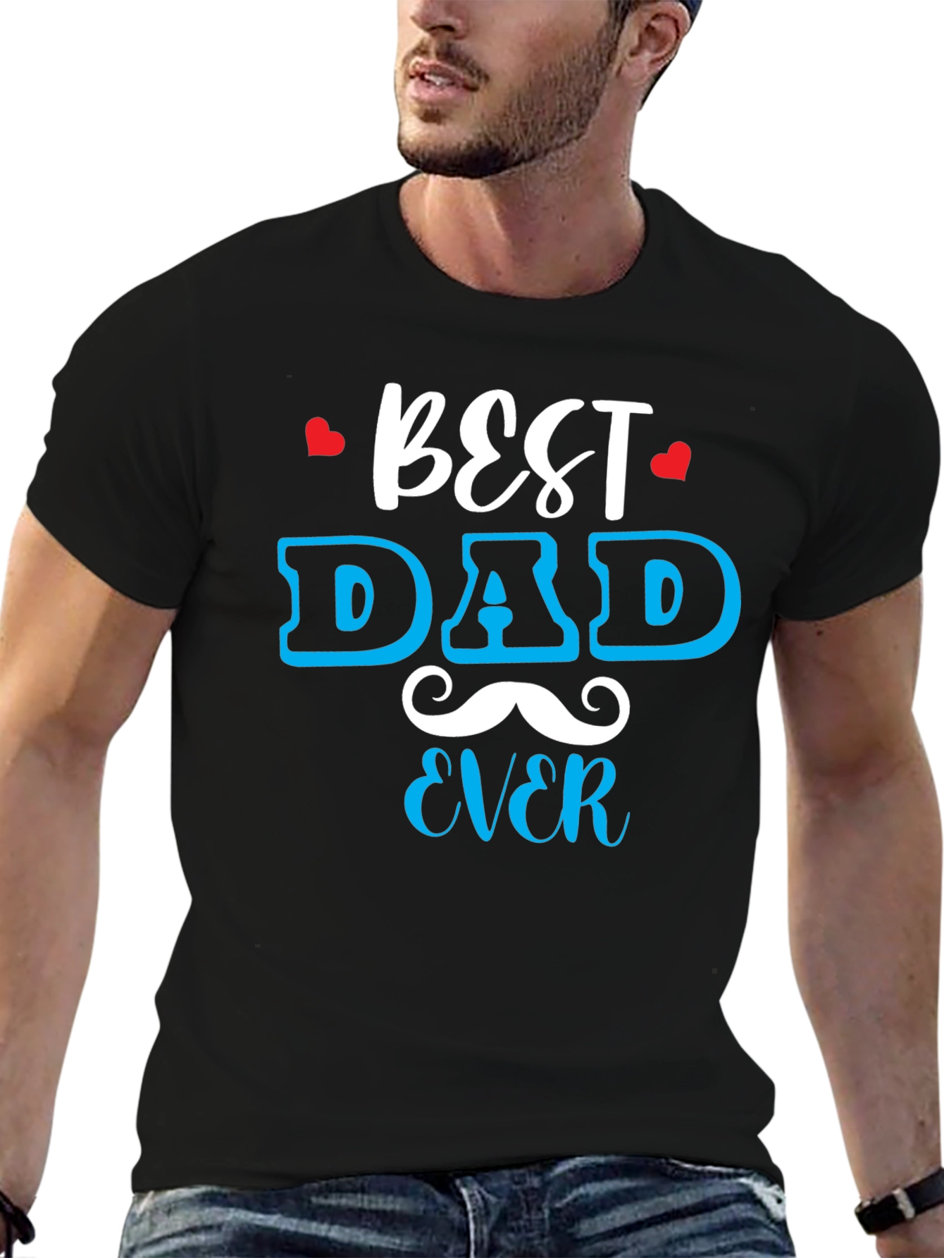 Best Dad Ever Graphic Tee - Fathers Day Gift