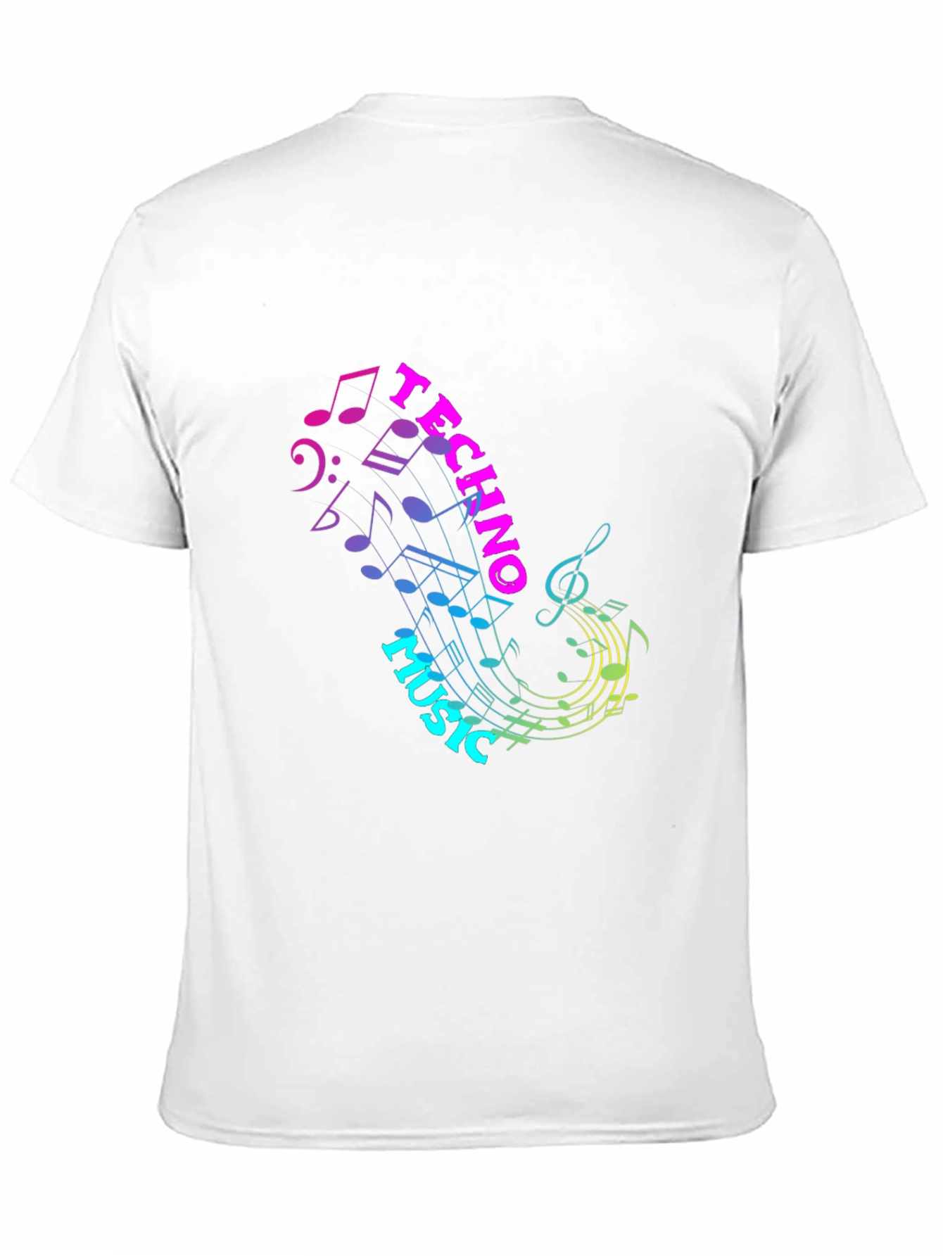 Techno Music Graphic T-Shirt - Stylish Black Tee