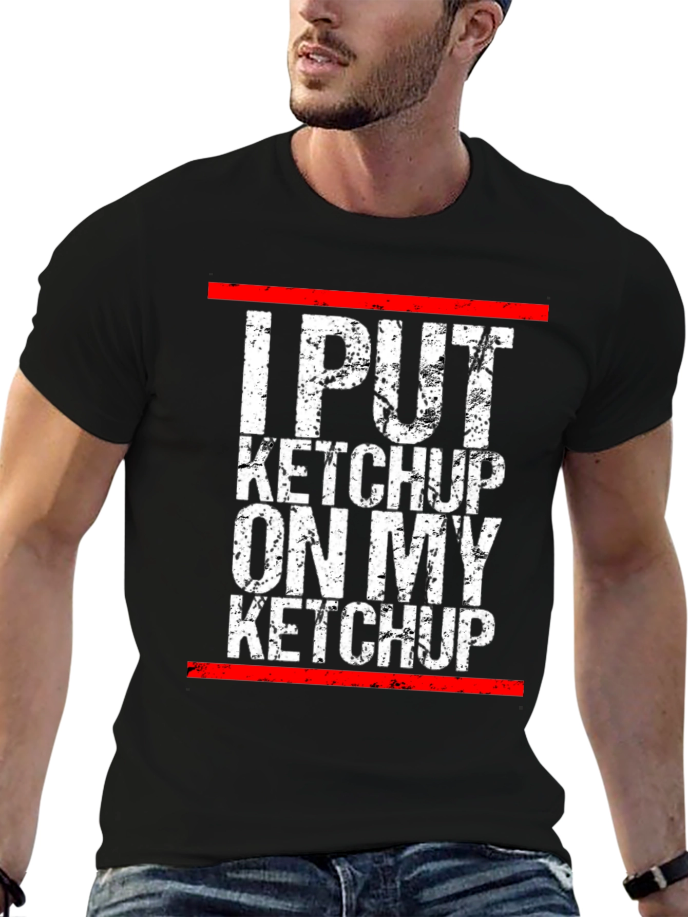 I Put Ketchup on My Ketchup Graphic Tee