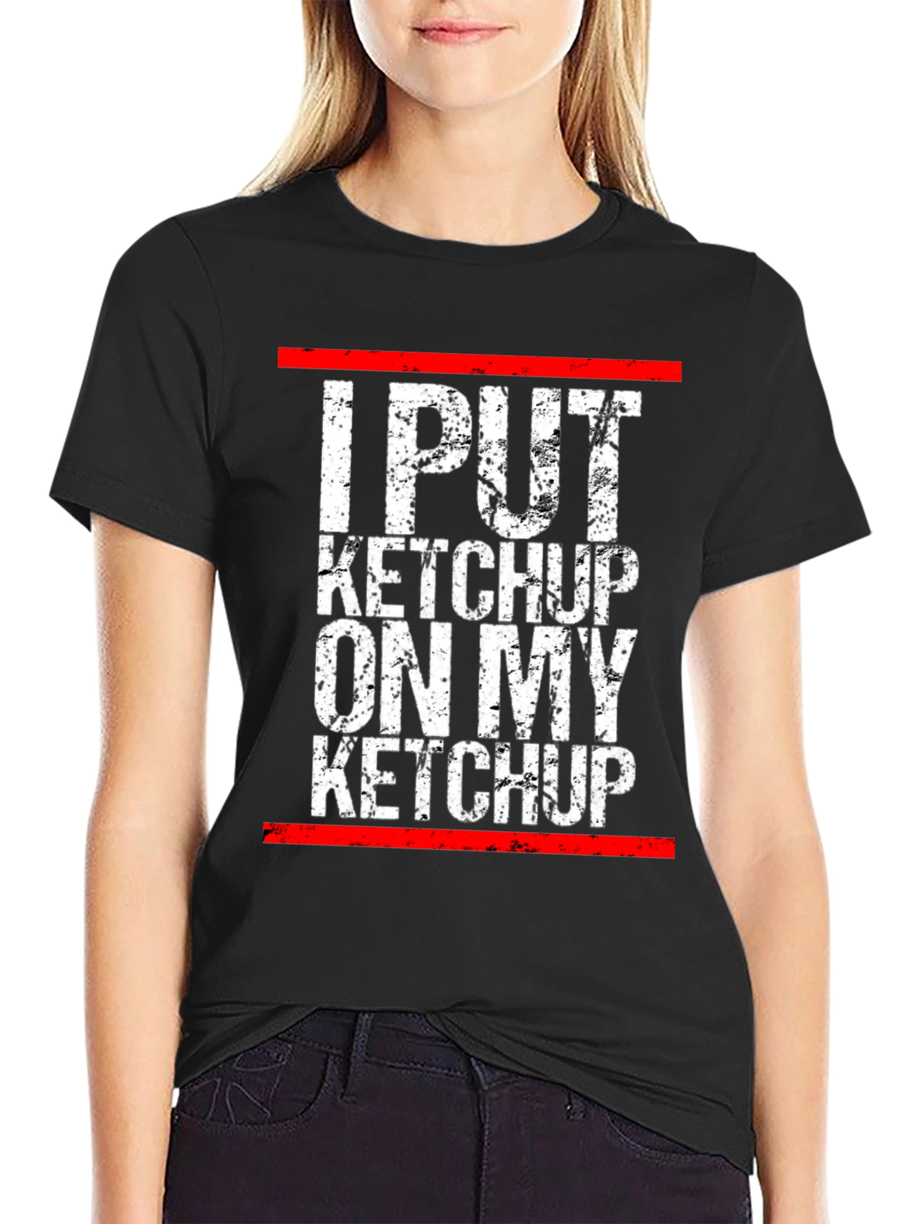 I Put Ketchup on My Ketchup Graphic Tee