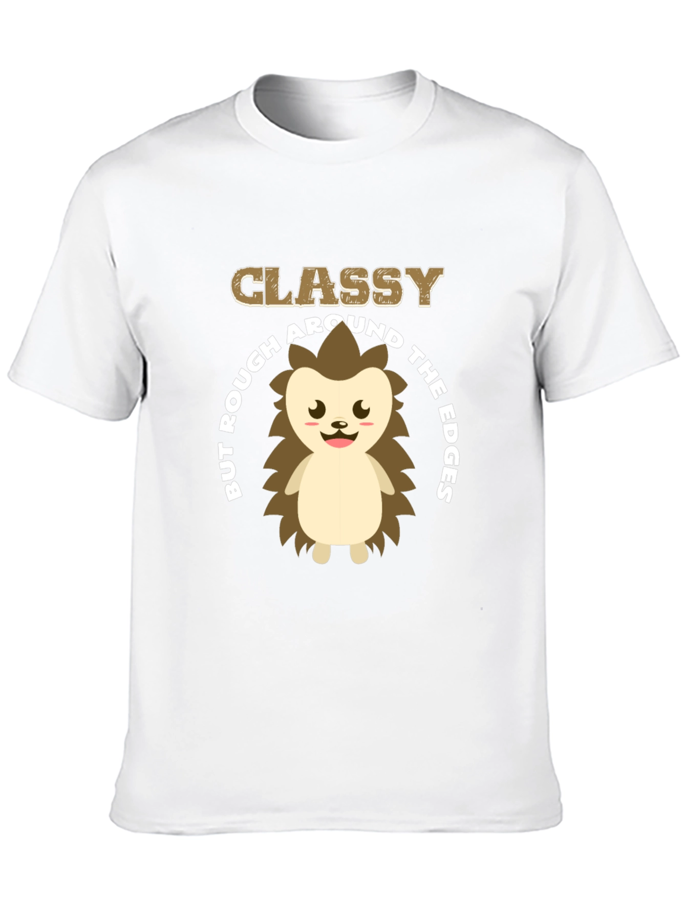 Classy But Rough Hedgehog Graphic T-Shirt