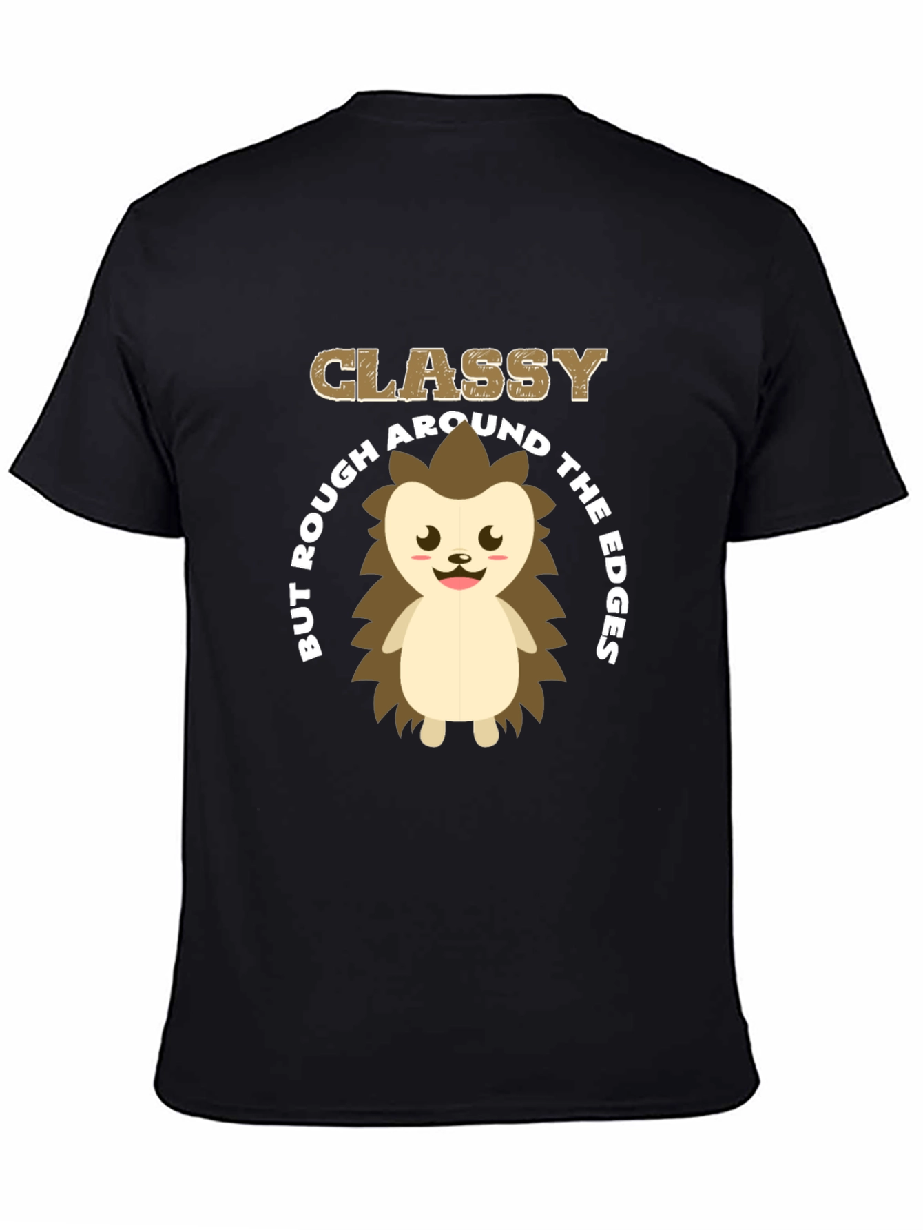 Classy But Rough Hedgehog Graphic T-Shirt