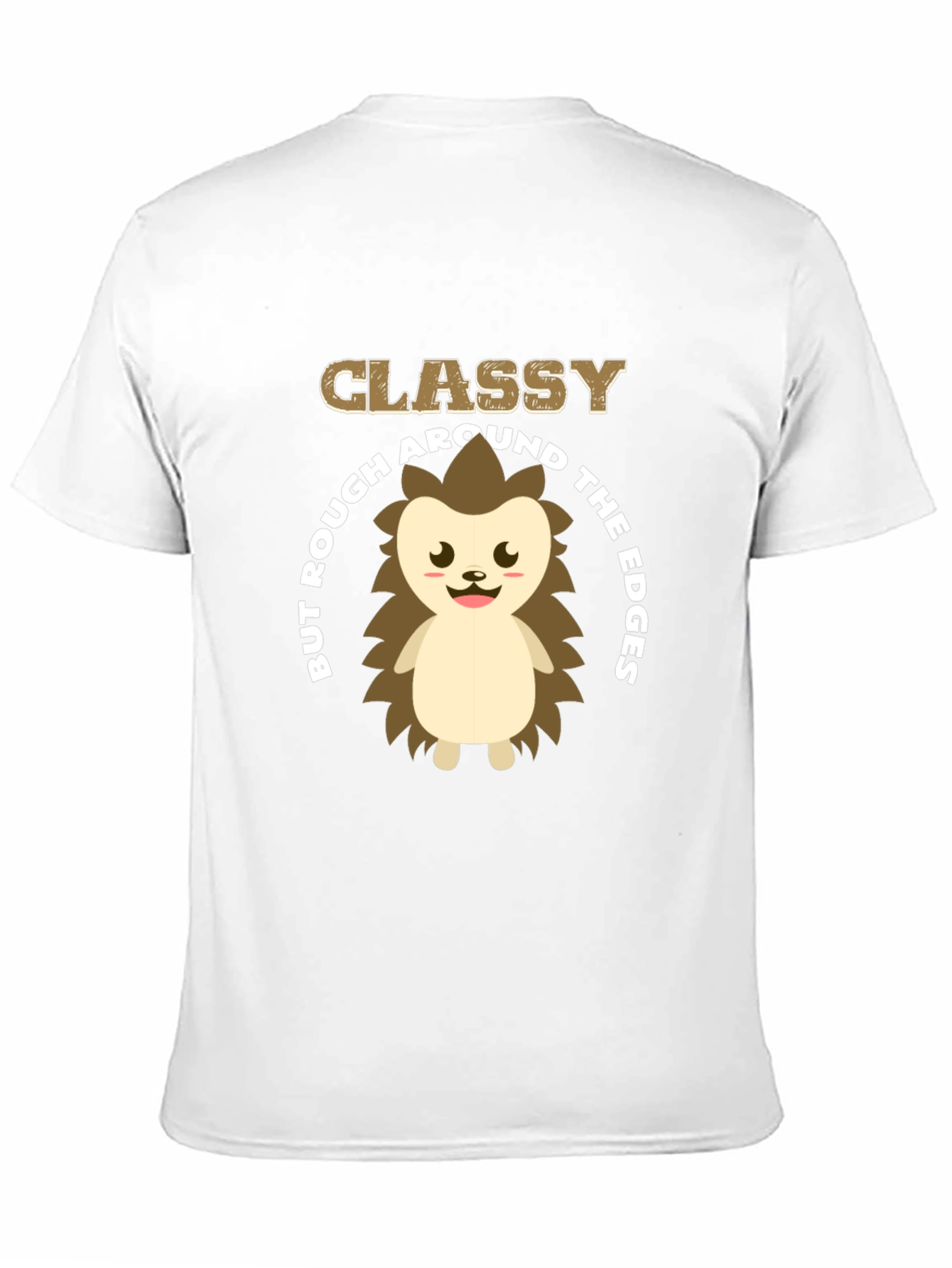 Classy But Rough Hedgehog Graphic T-Shirt