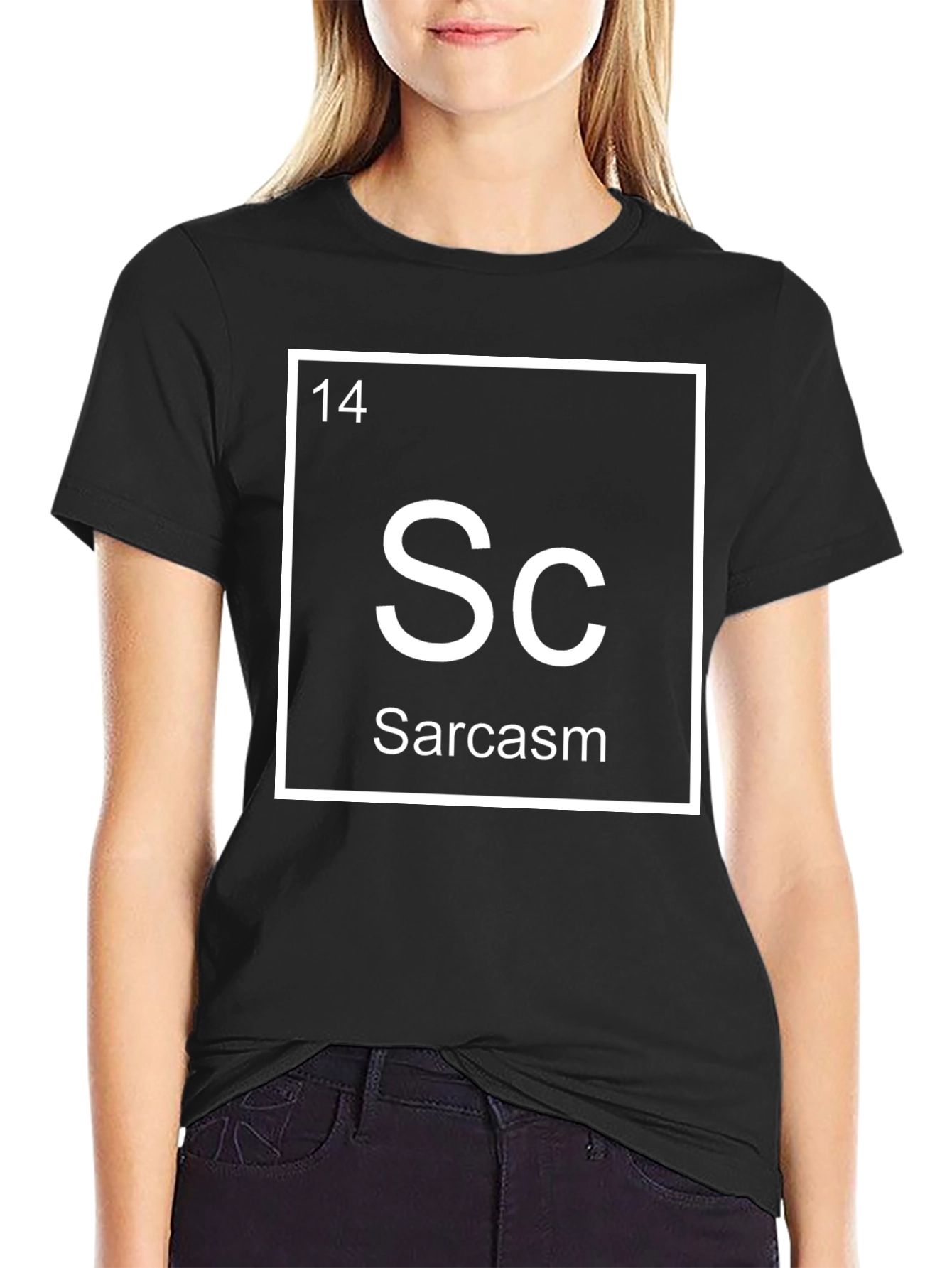 Sarcasm Periodic Table T-Shirt - Soft Cotton Blend