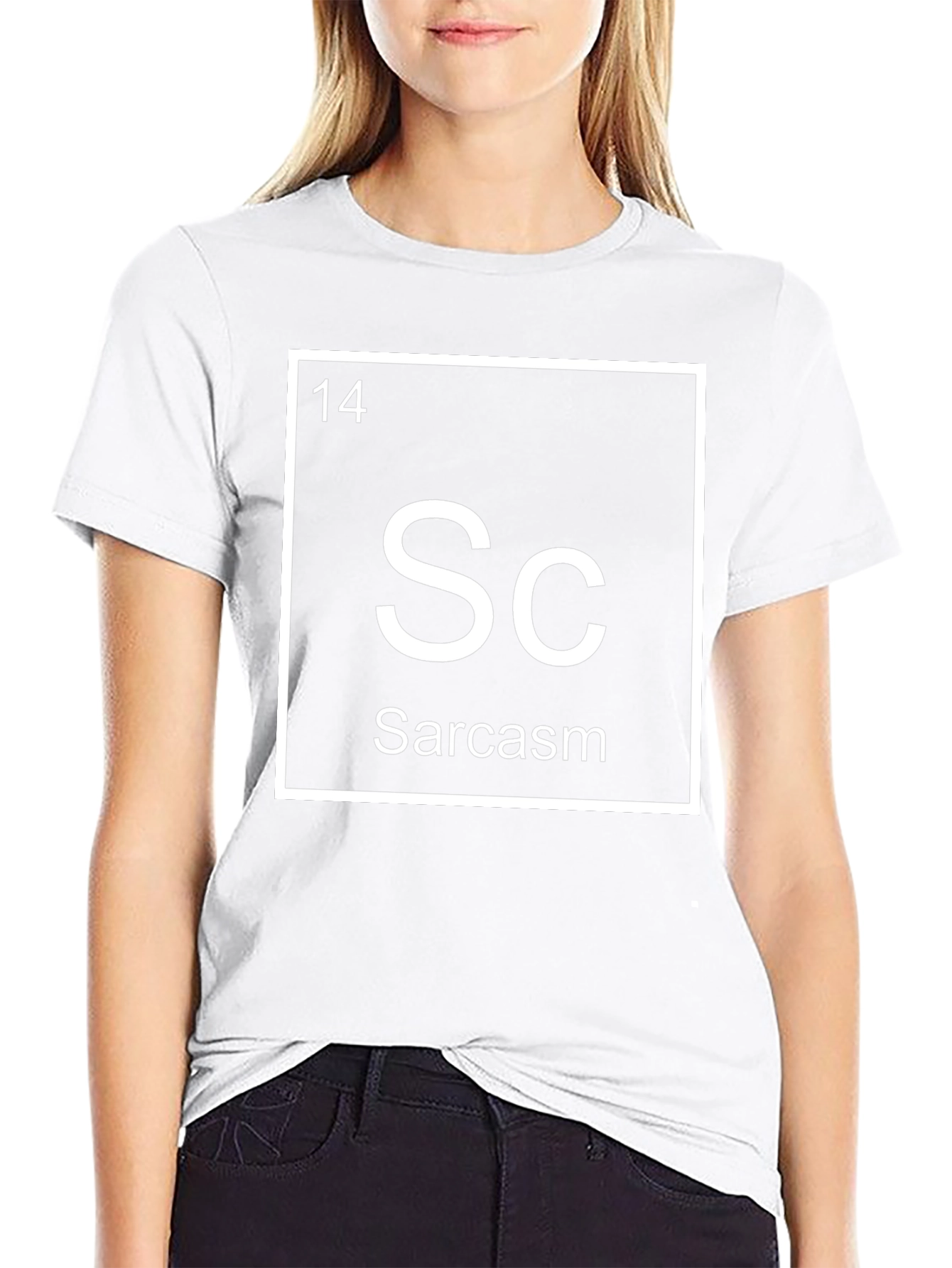 Sarcasm Periodic Table T-Shirt - Soft Cotton Blend