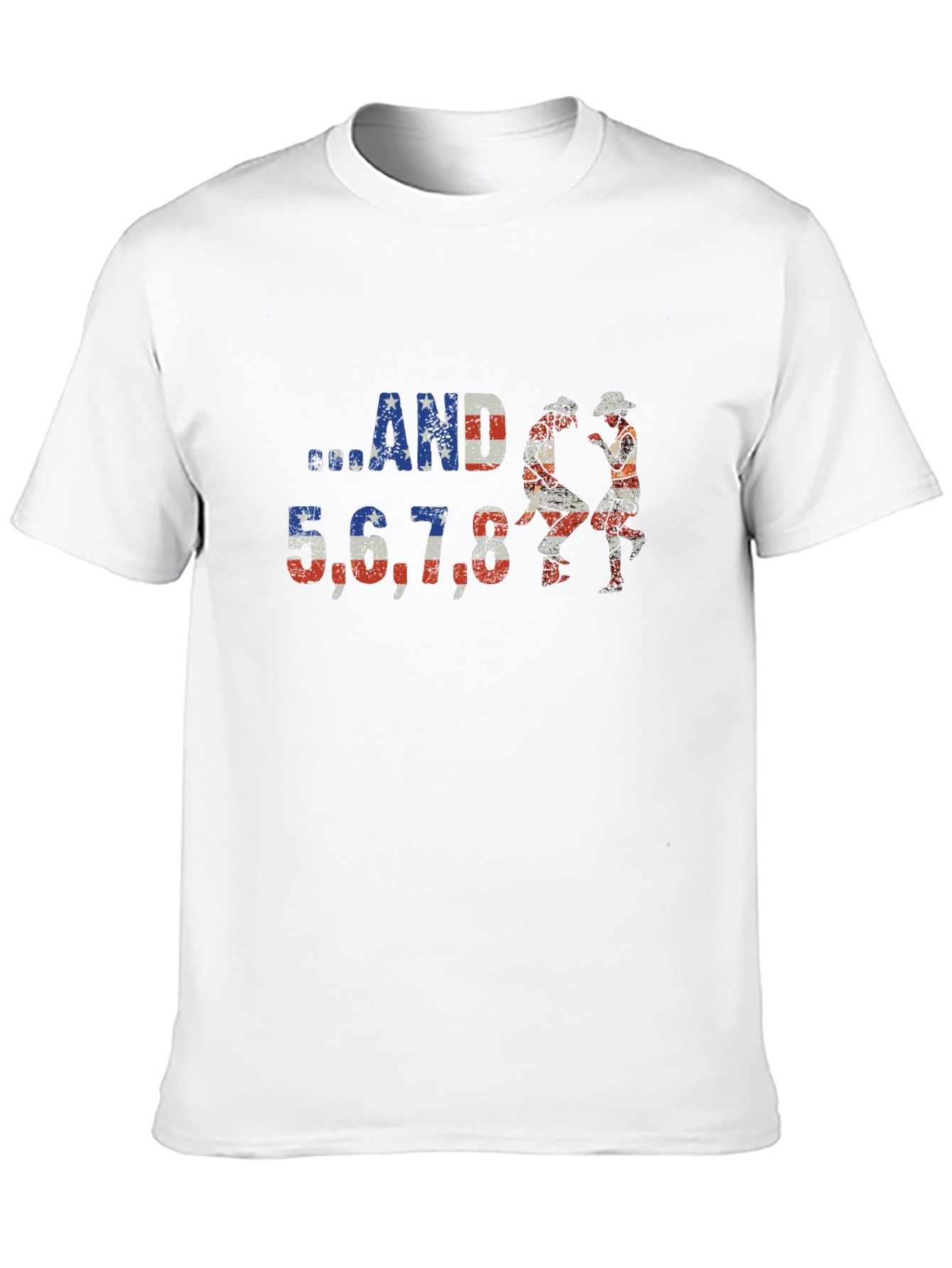 American Line Dance T-Shirt - ...AND 5678!