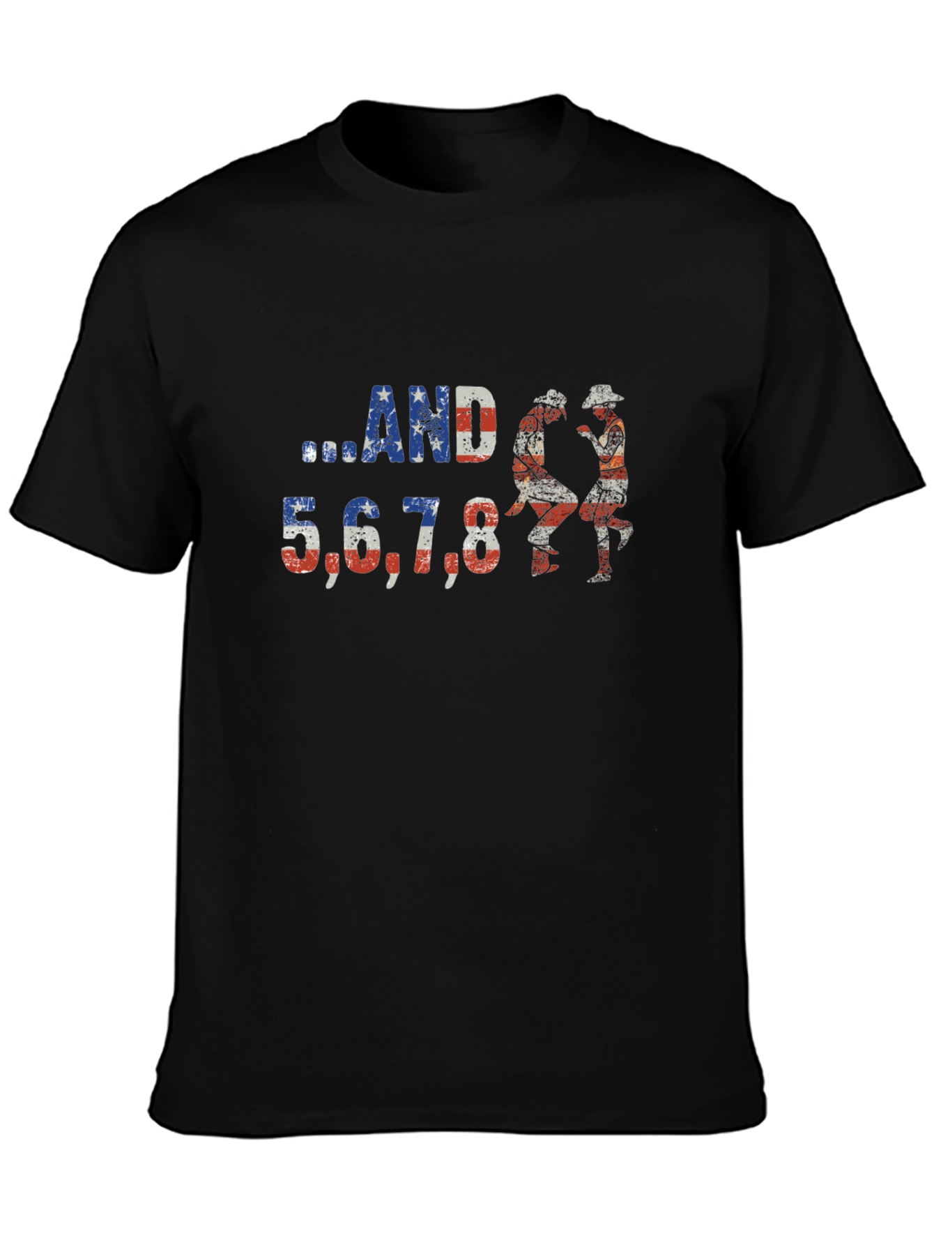 American Line Dance T-Shirt - ...AND 5678!