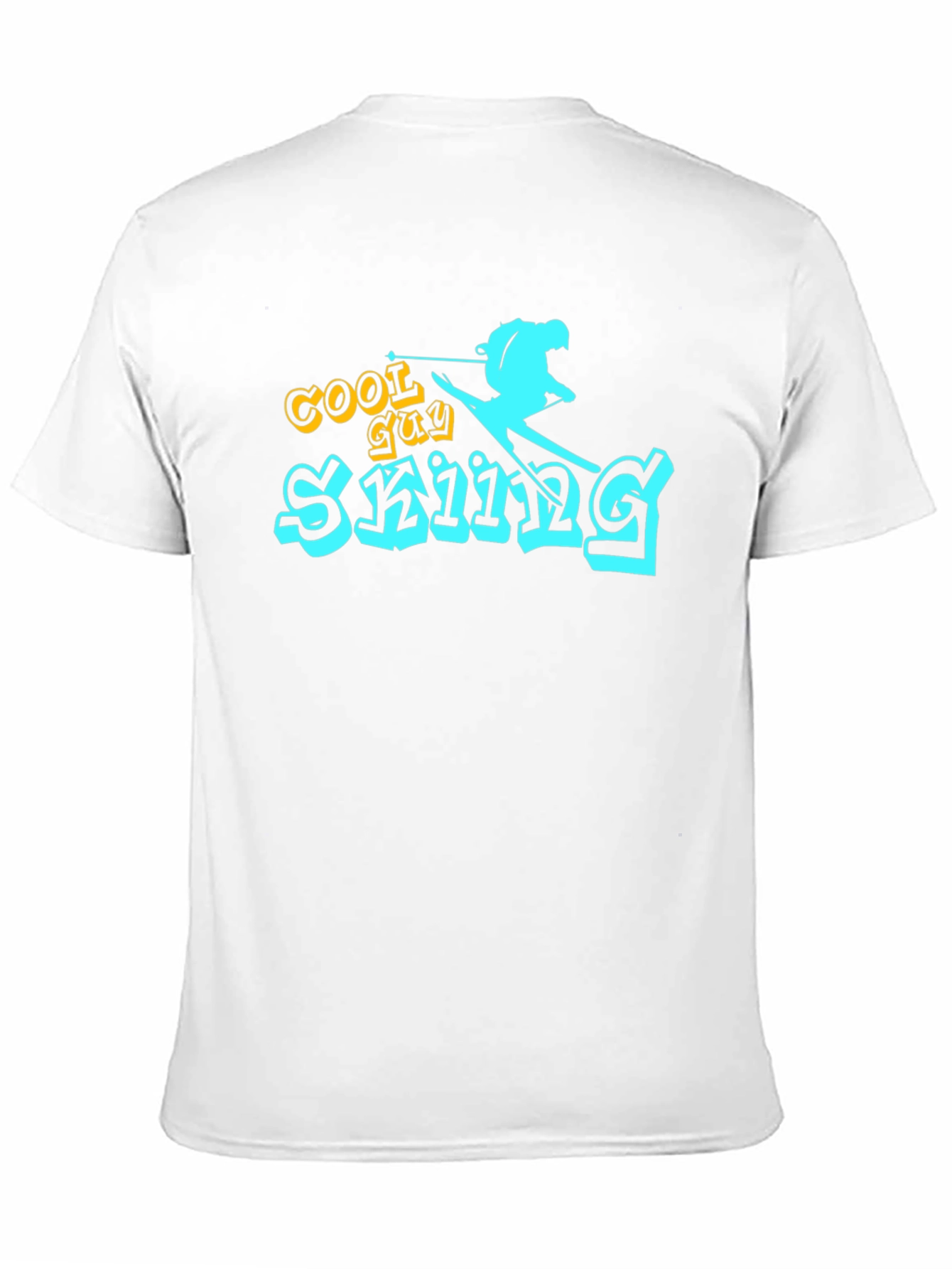 Cool Guy Skiing Graphic Tee