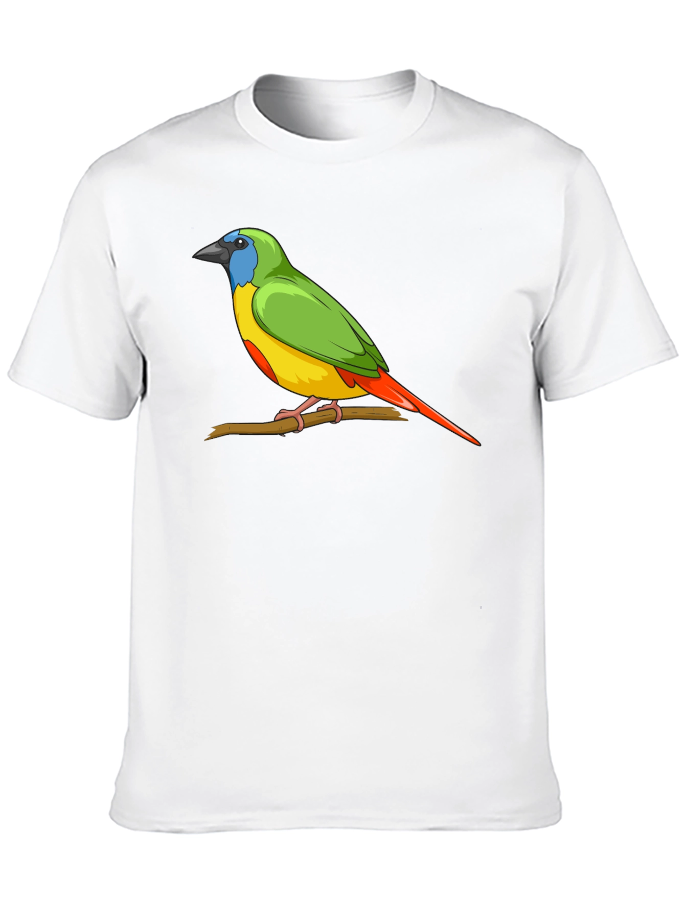Bird on Branch Graphic Tee - Unisex Black T-Shirt