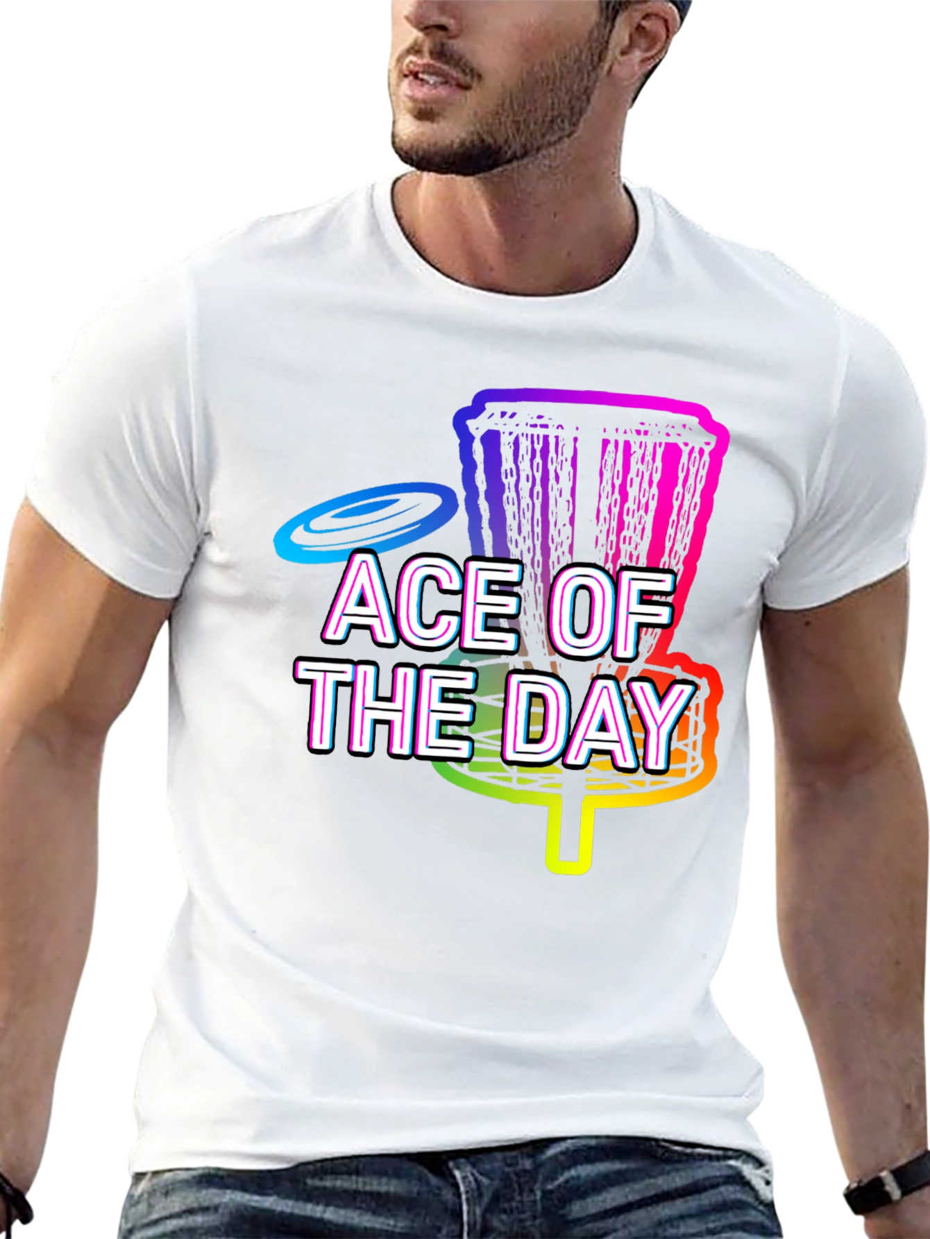 Ace of the Day Disc Golf Graphic Tee