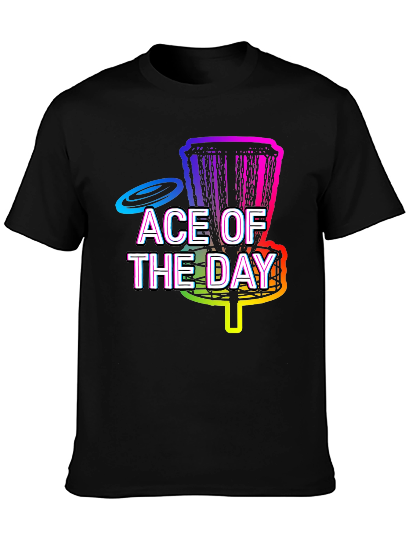 Ace of the Day Disc Golf Graphic Tee
