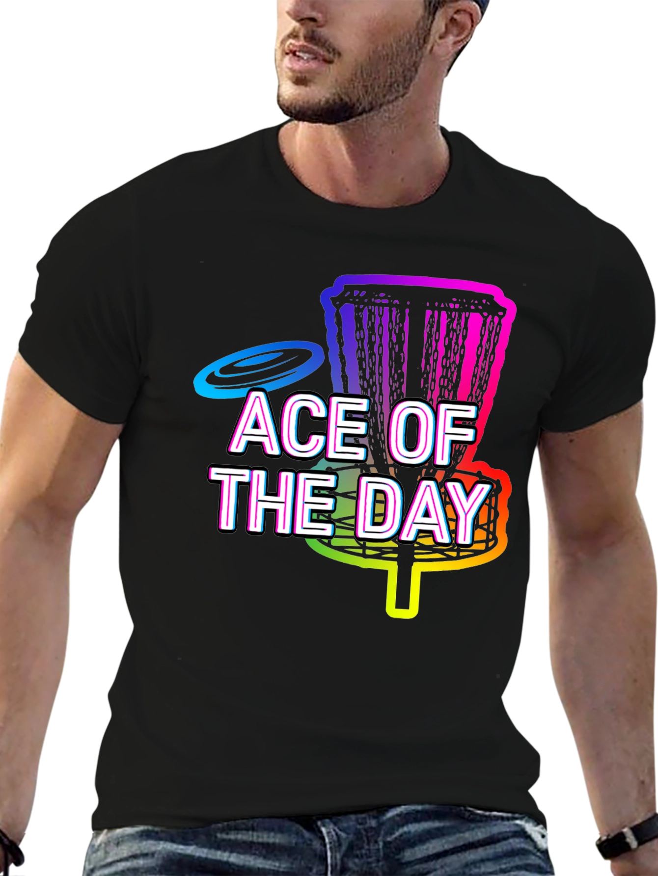 Ace of the Day Disc Golf Graphic Tee