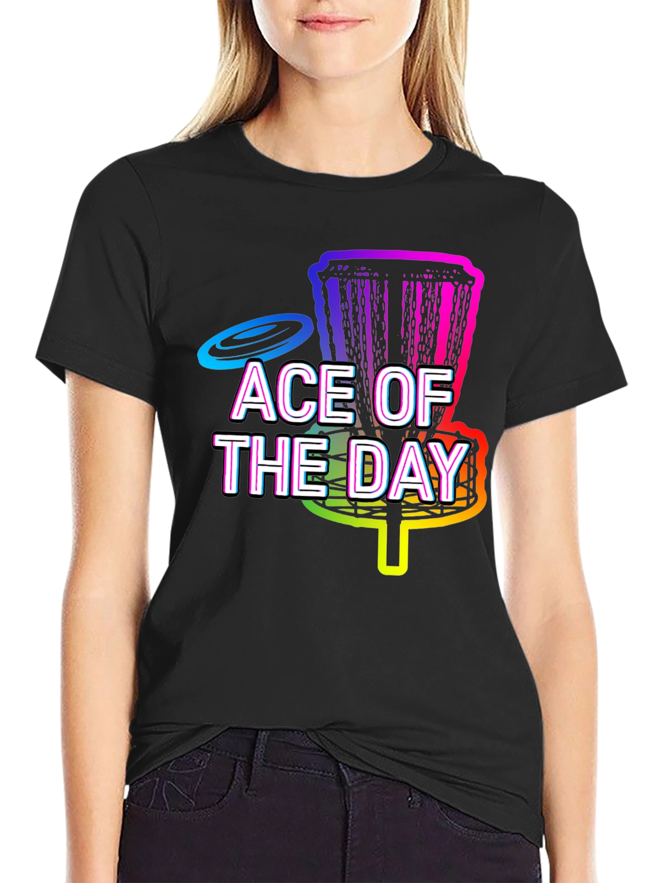 Ace of the Day Disc Golf Graphic Tee