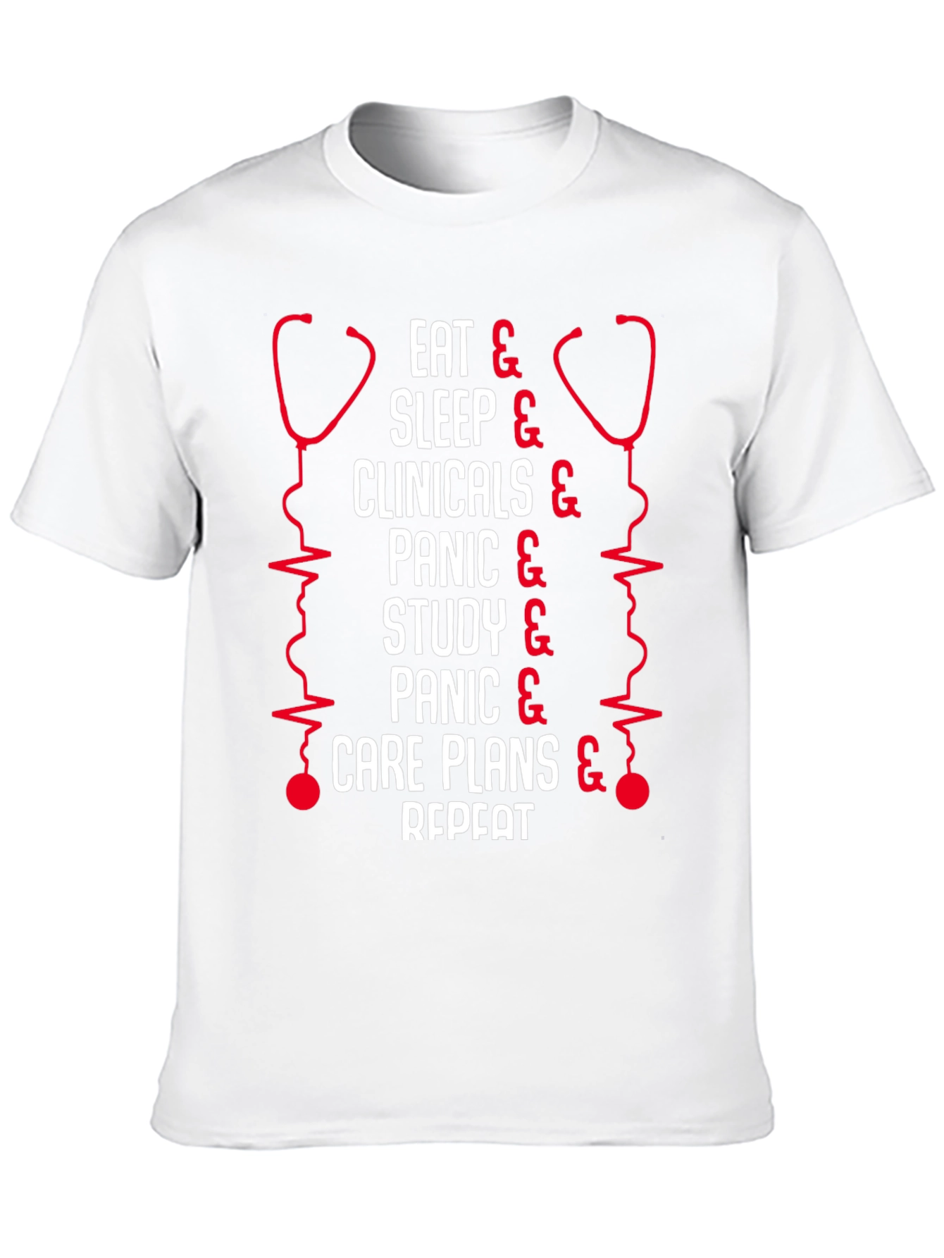 Nurse Life T-Shirt - Eat Sleep Clinicals Repeat
