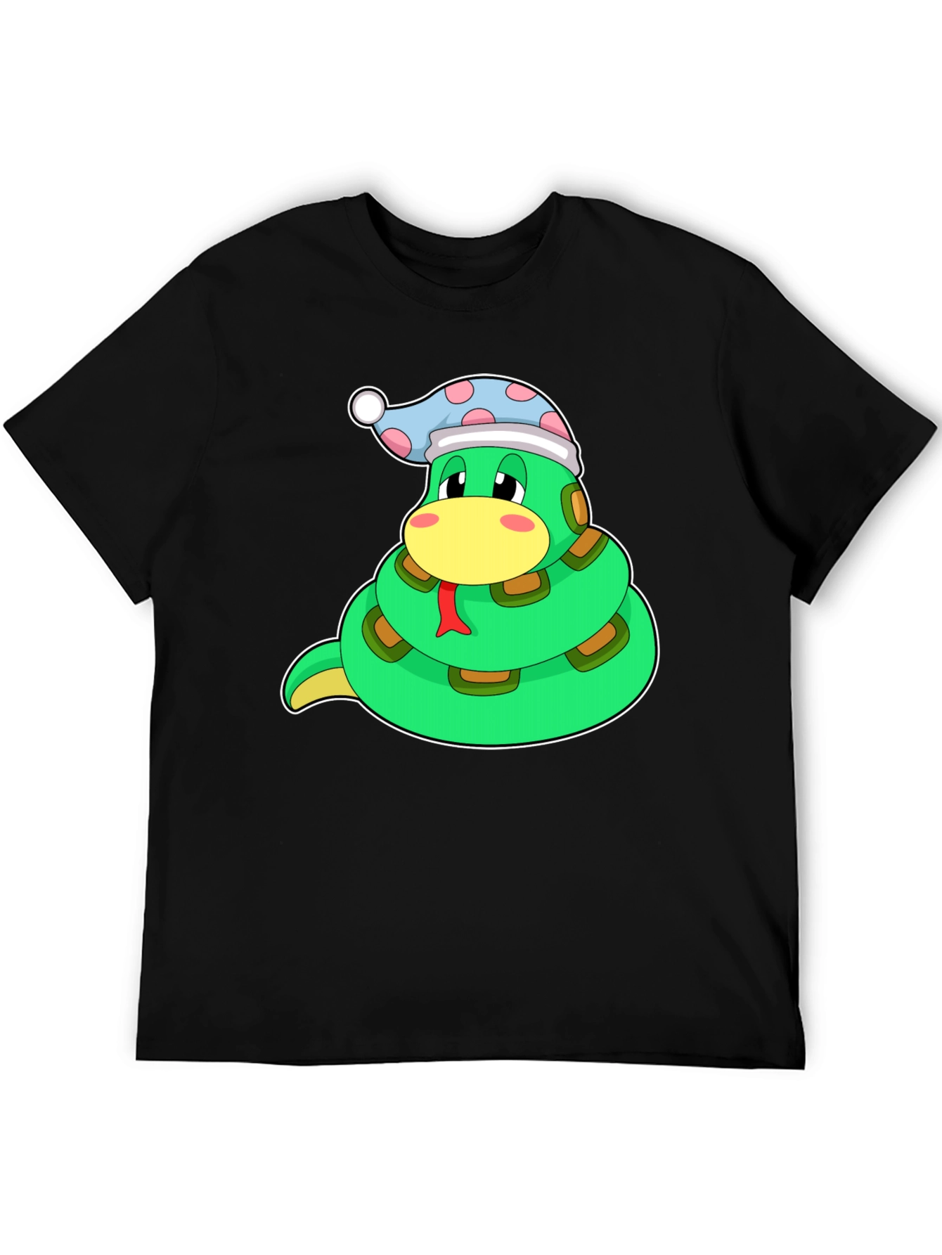 Cute Snake in Hat Graphic T-Shirt