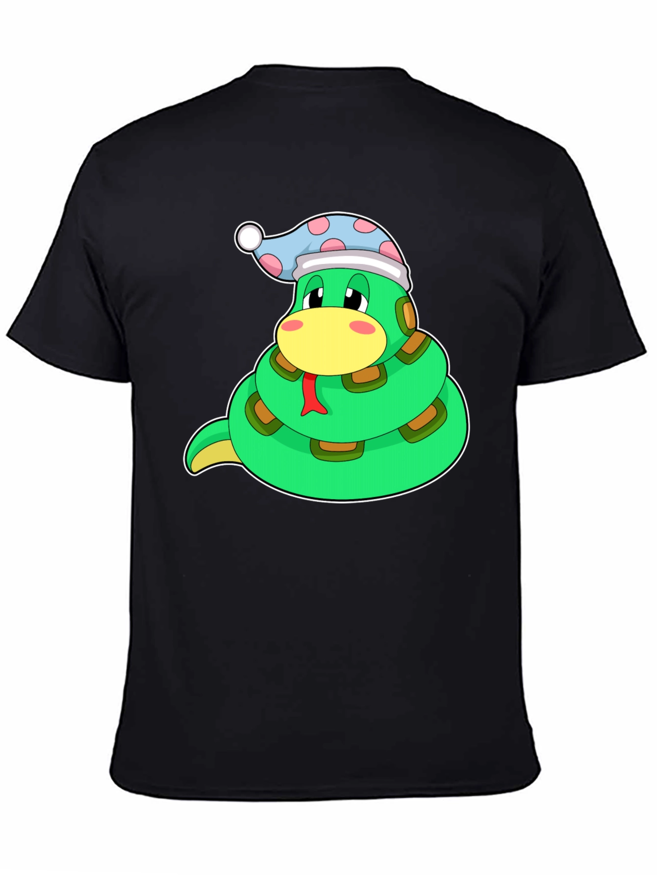 Cute Snake in Hat Graphic T-Shirt