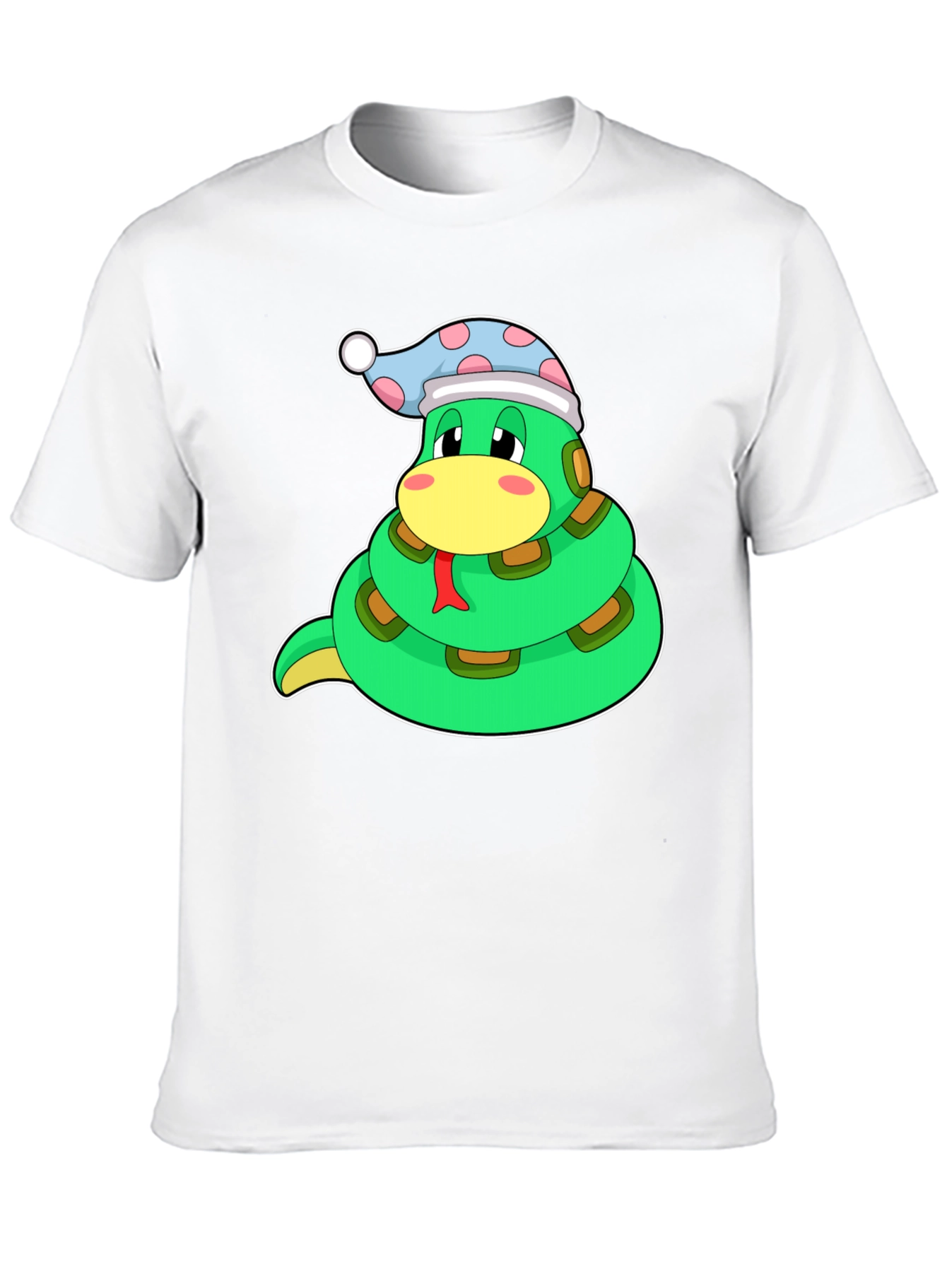 Cute Snake in Hat Graphic T-Shirt