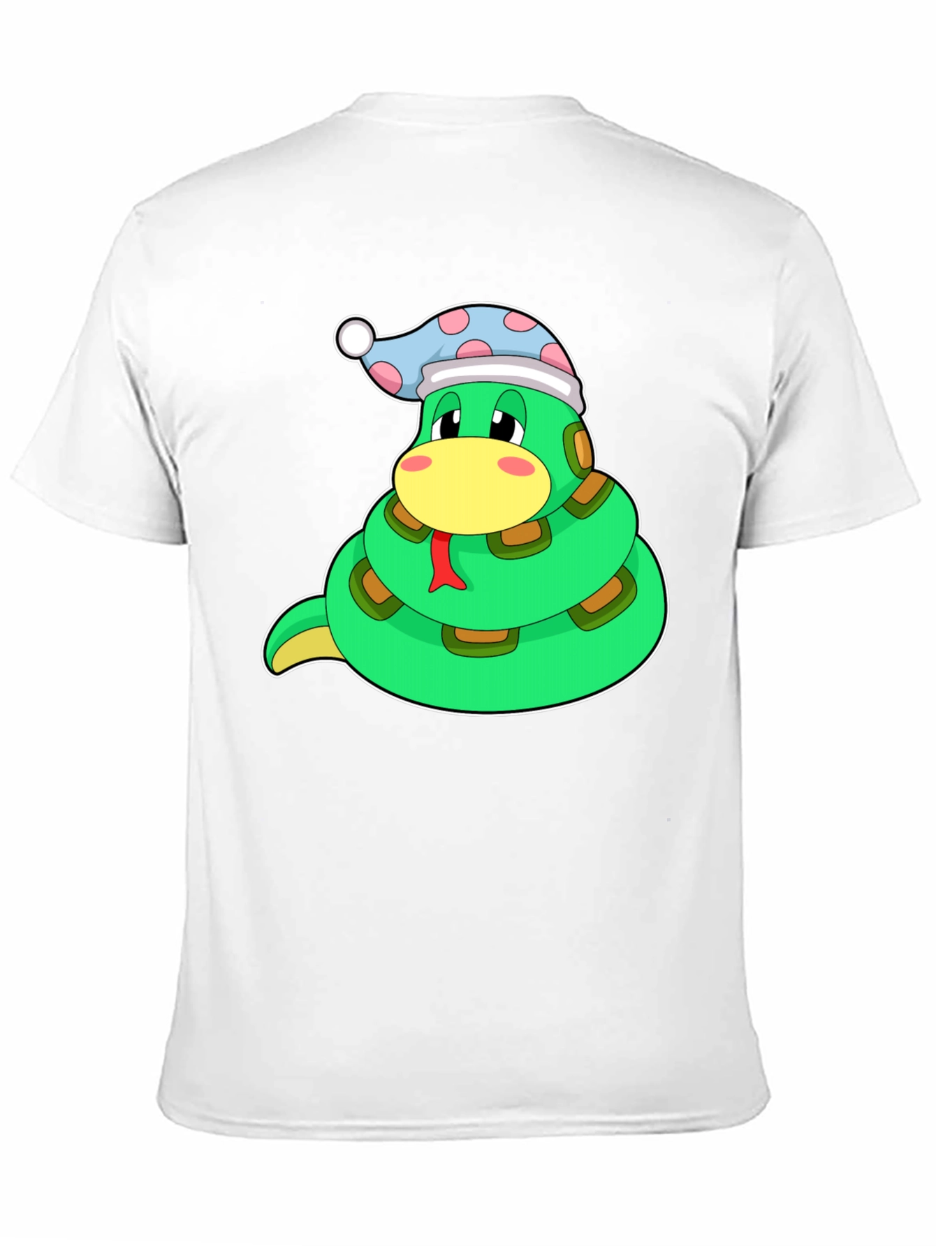 Cute Snake in Hat Graphic T-Shirt