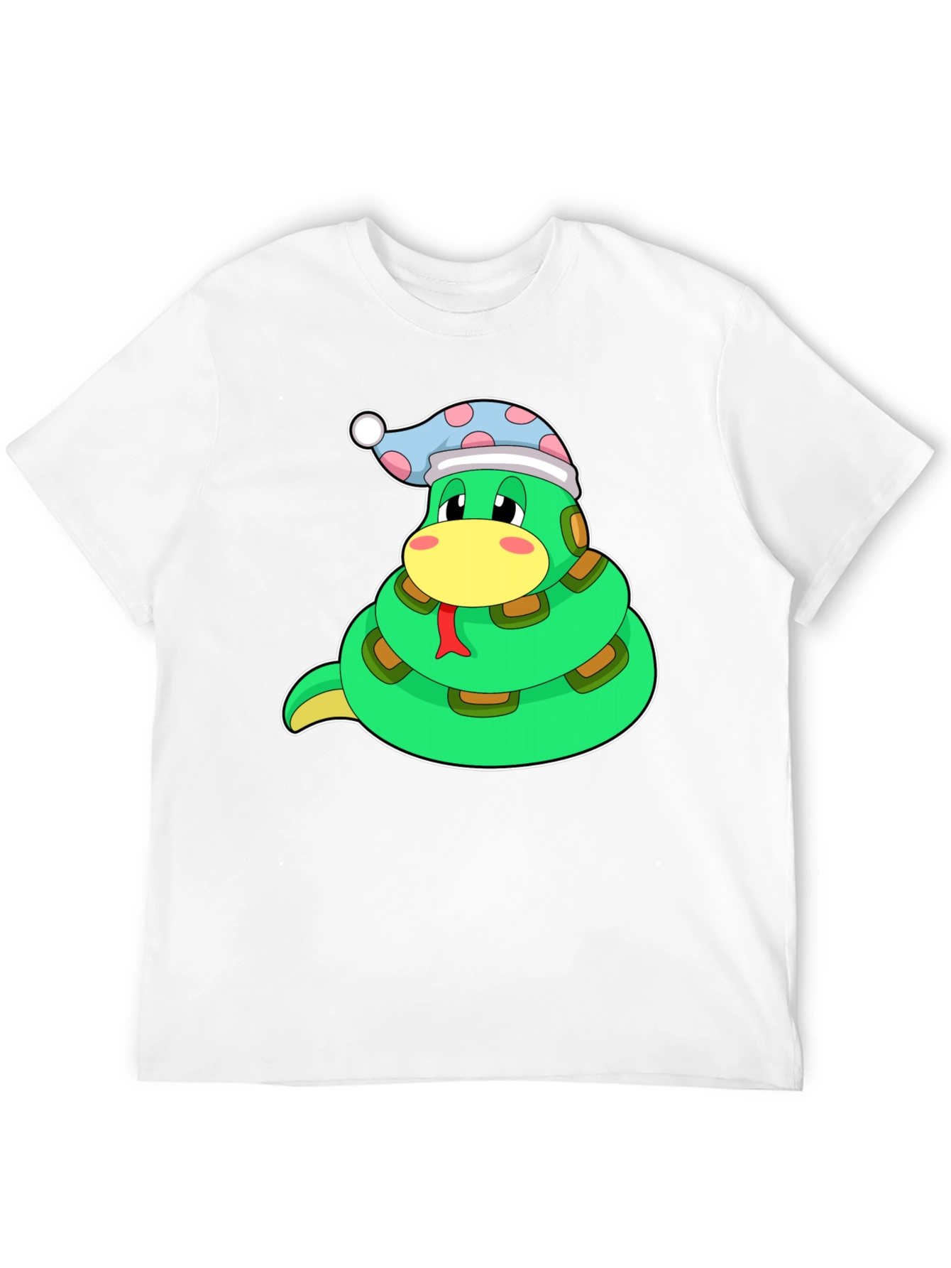 Cute Snake in Hat Graphic T-Shirt