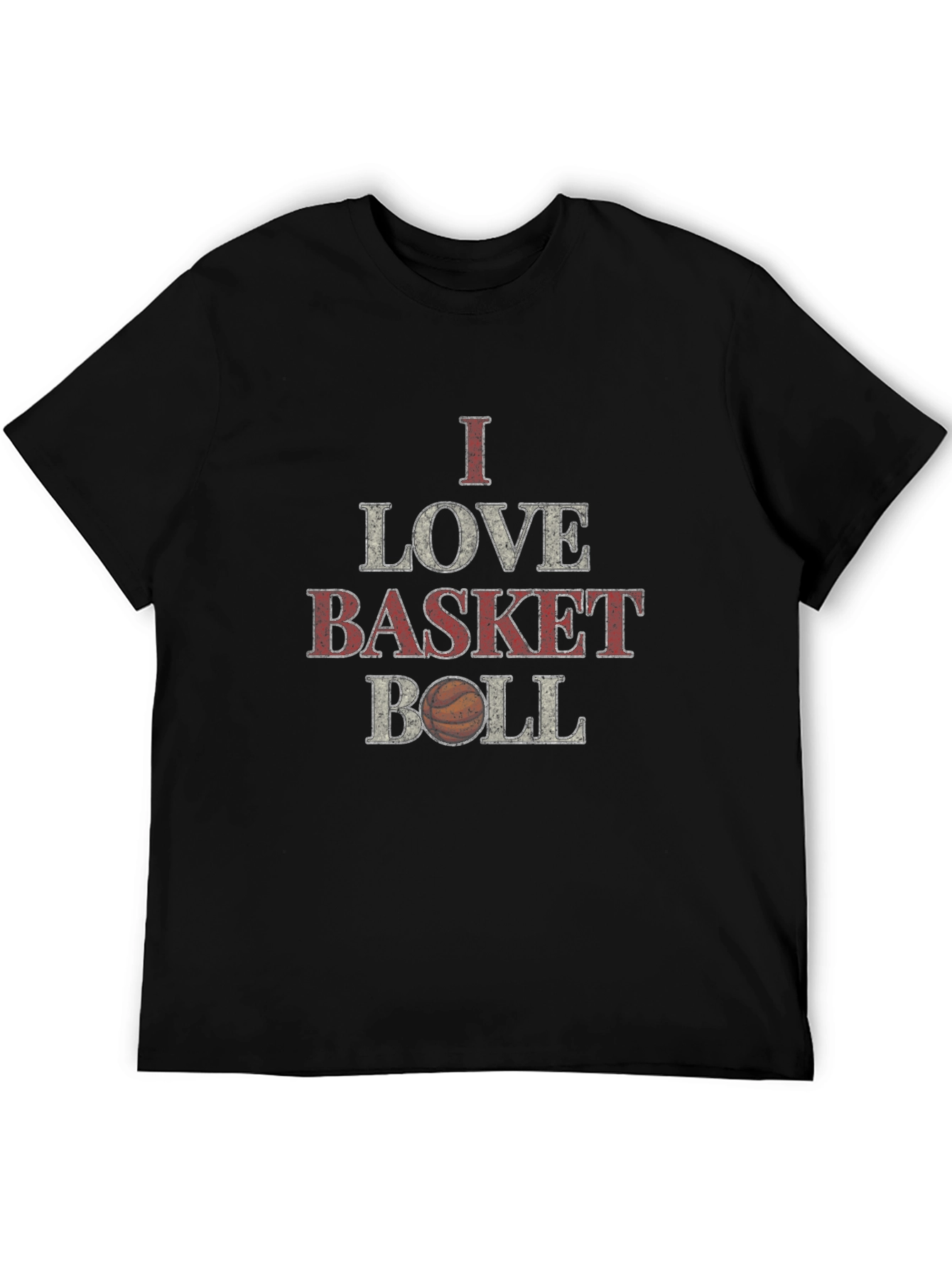 I Love Basketball T-Shirt - Graphic Tee