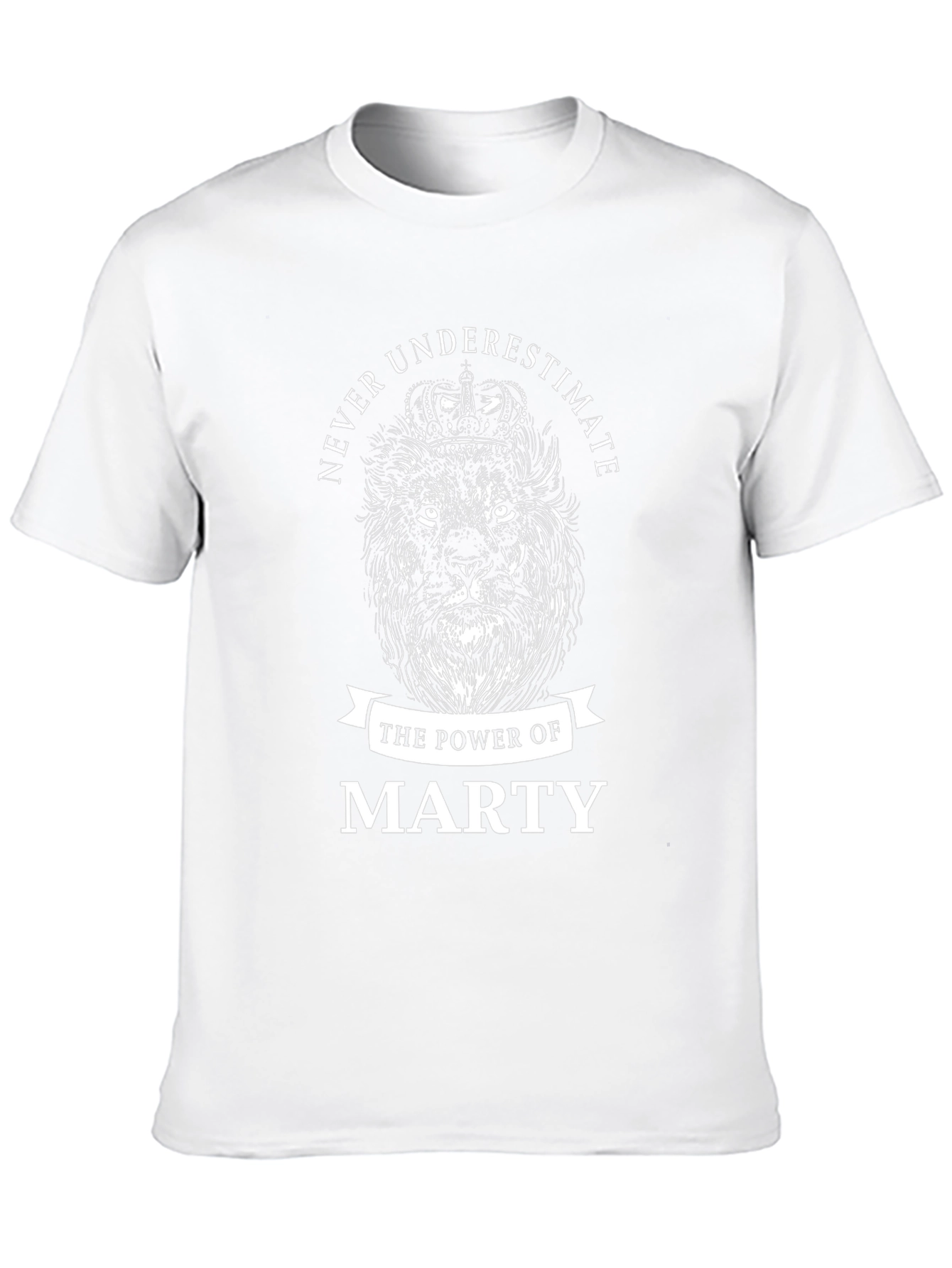 Never Underestimate Marty Black T-Shirt