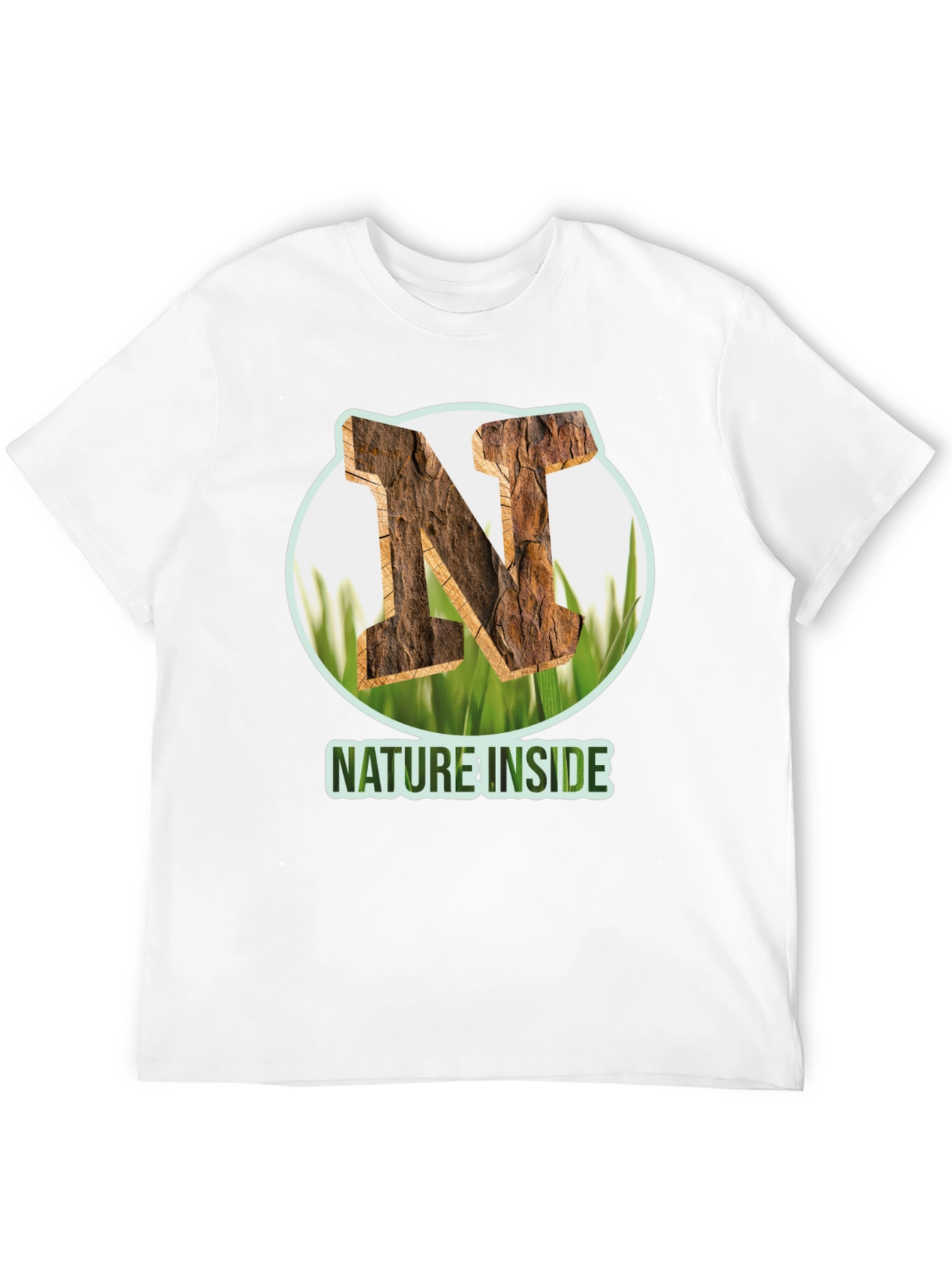 Nature Inside Black T-Shirt
