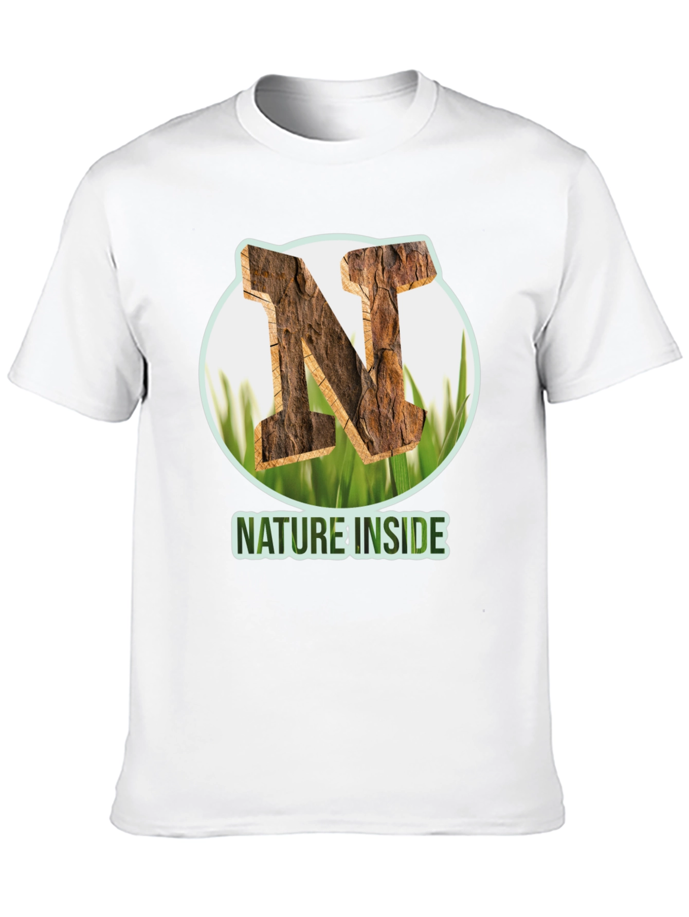 Nature Inside Black T-Shirt