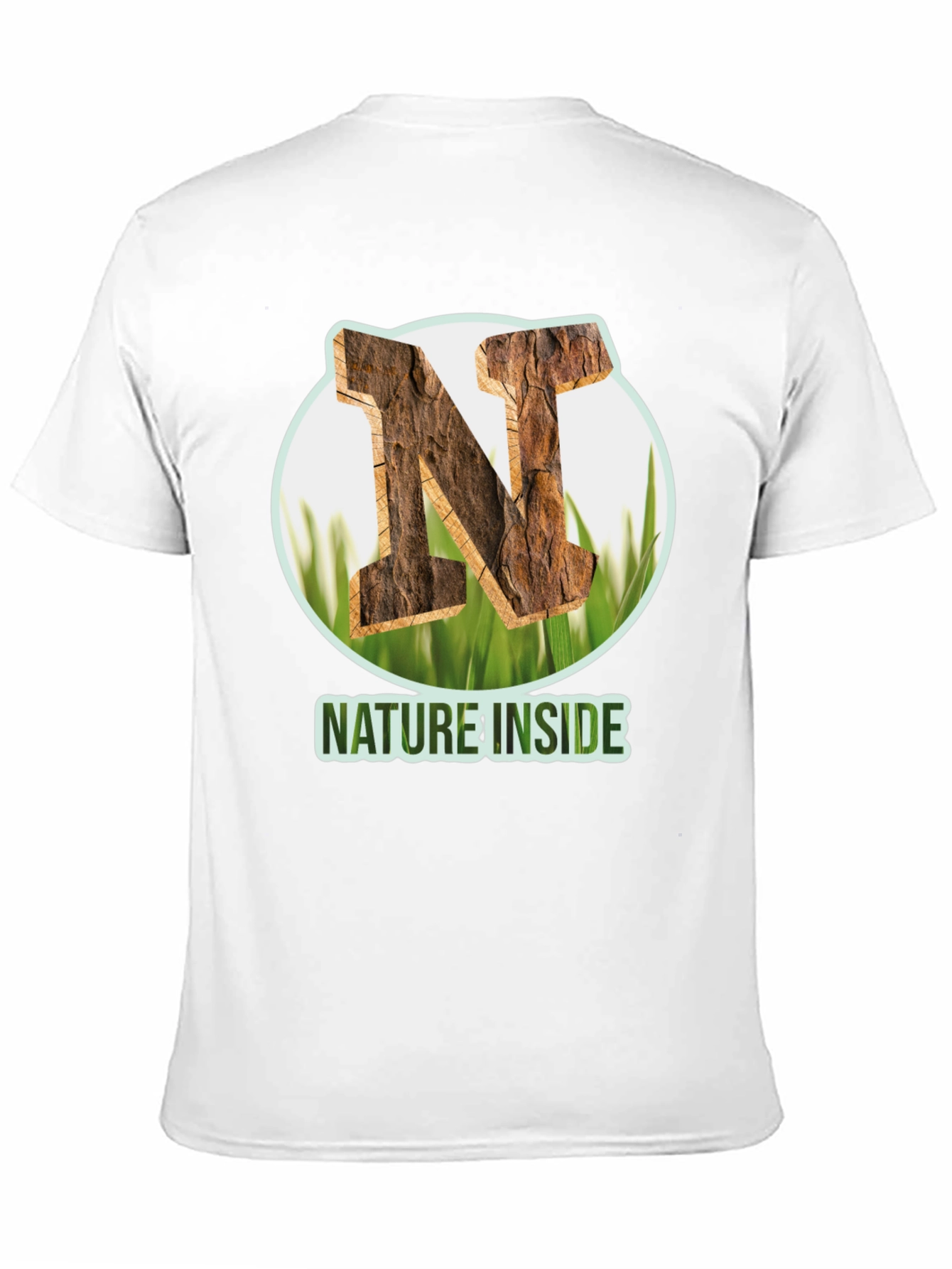 Nature Inside Black T-Shirt
