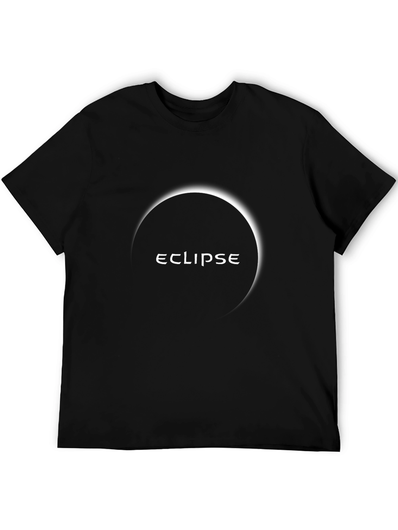 Eclipse Graphic Black T-Shirt - Trendy Solar Design