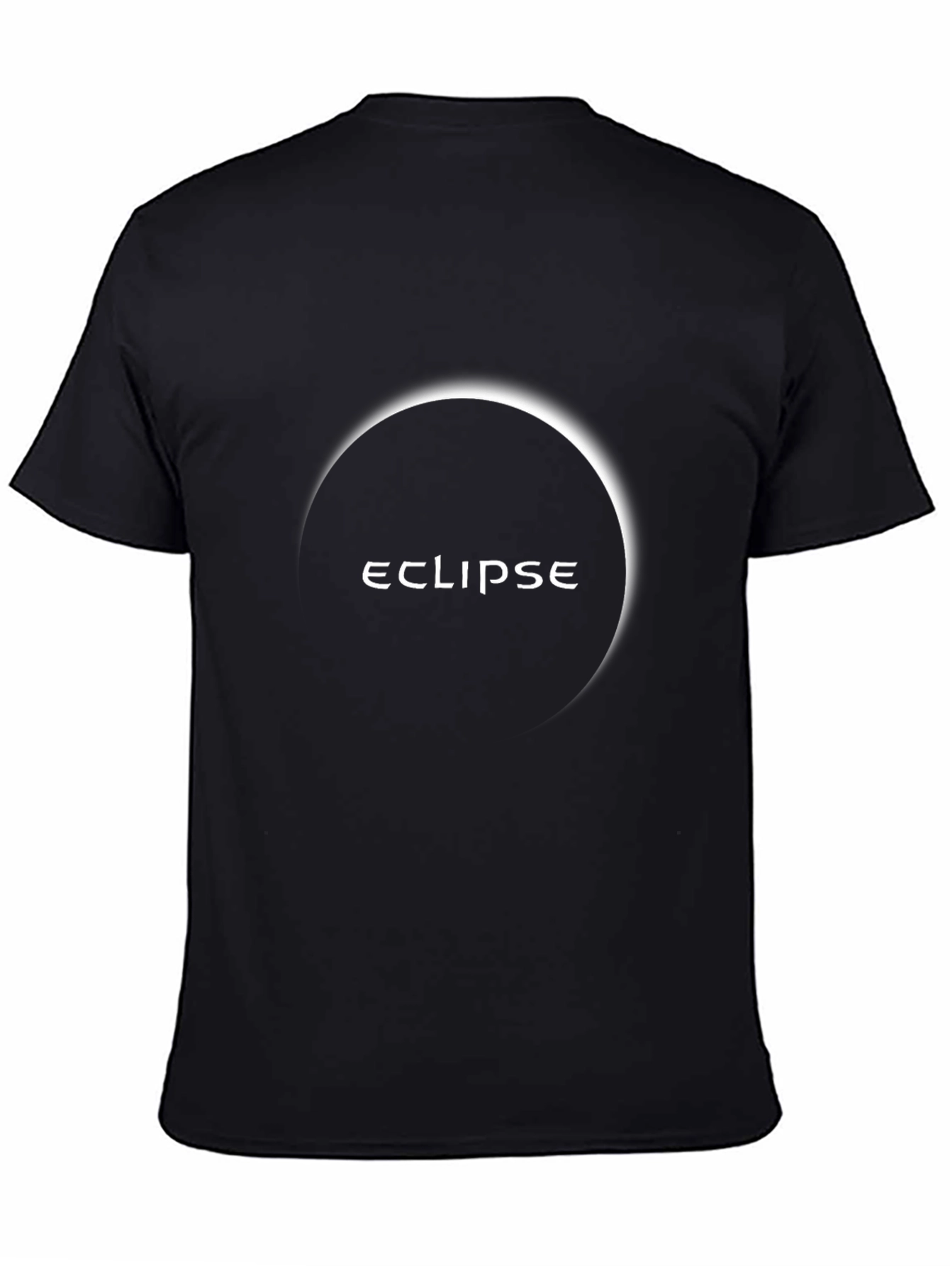 Eclipse Graphic Black T-Shirt - Trendy Solar Design
