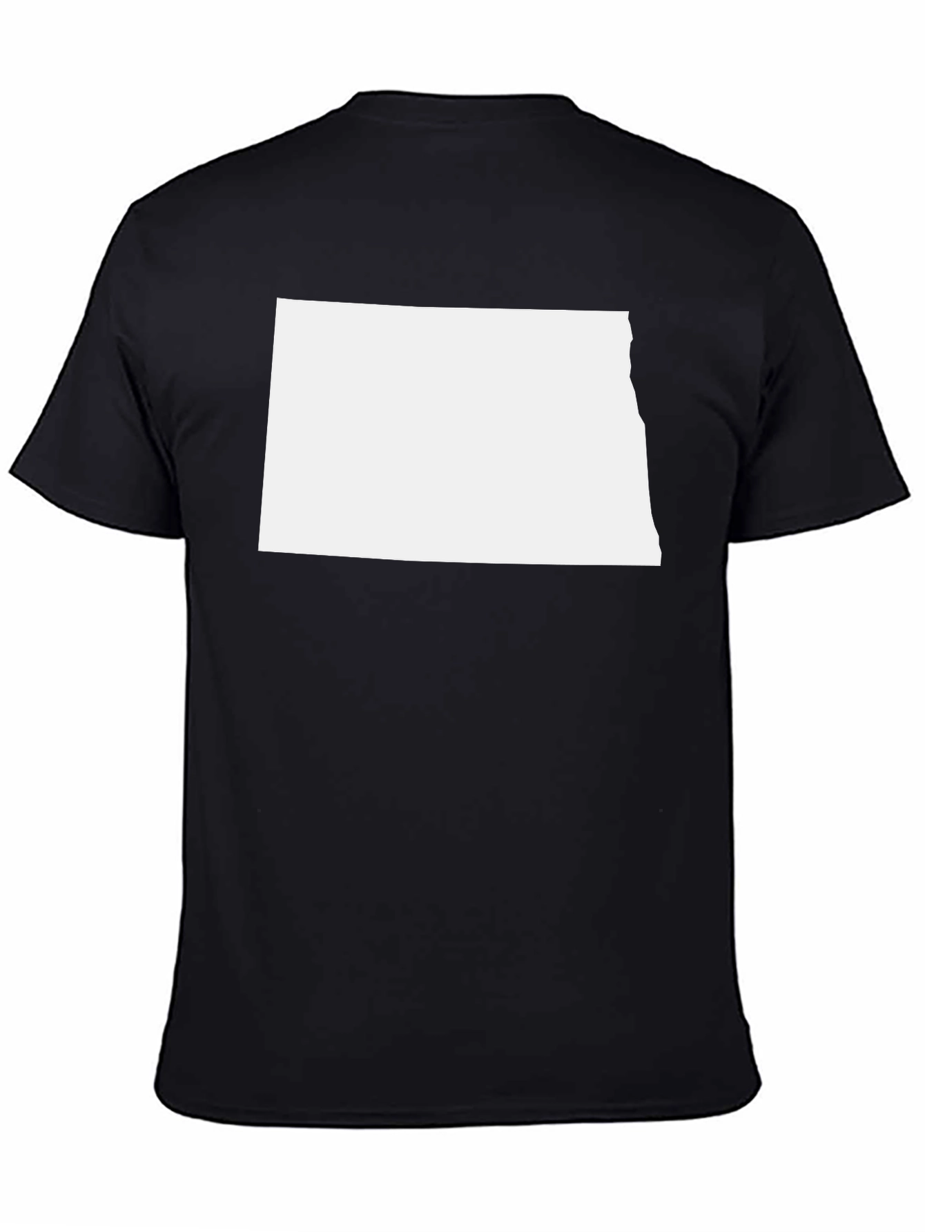 North Dakota State Shape Tee - Black