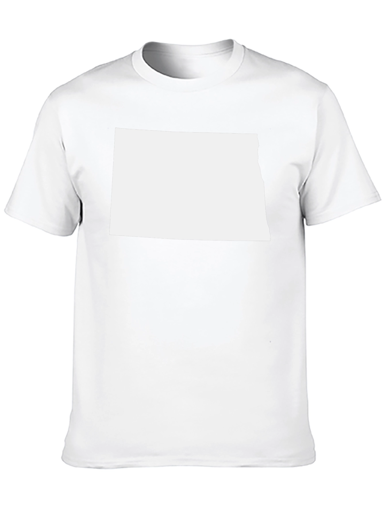 North Dakota State Shape Tee - Black