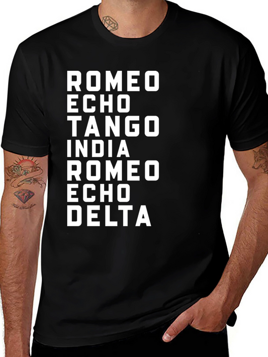 Phonetic Alphabet T-Shirt - Military  NATO Codes
