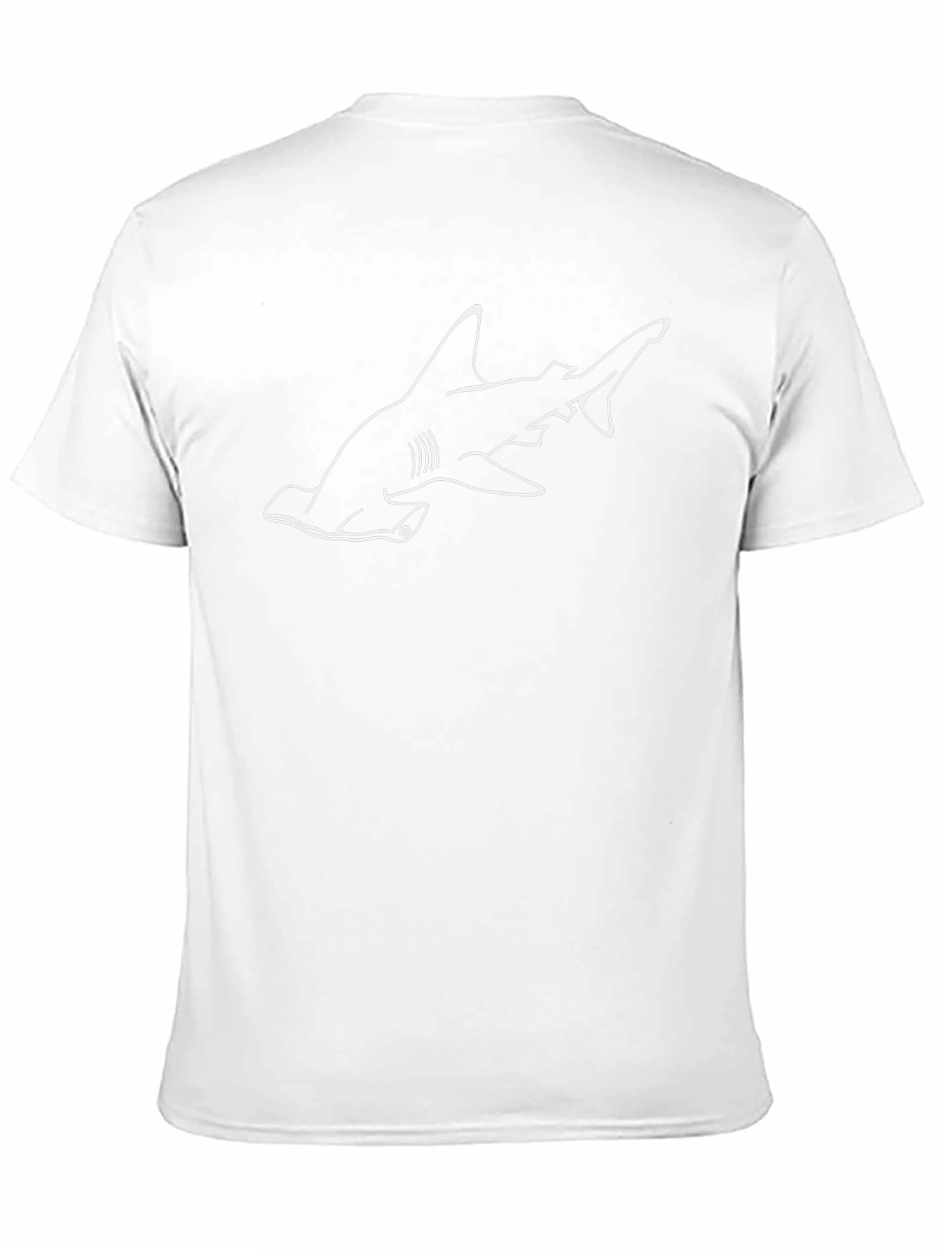 Hammerhead Shark Graphic T-Shirt - Black