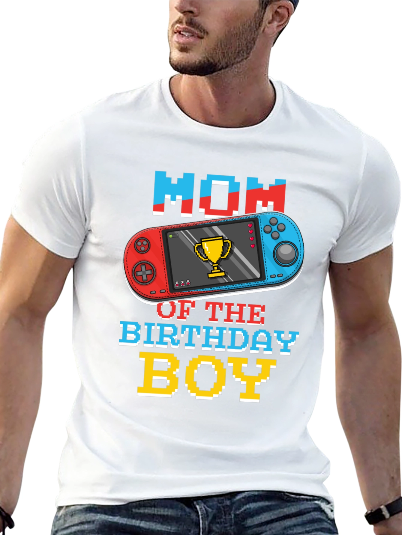 Mom of the Birthday Boy Gamer T-Shirt