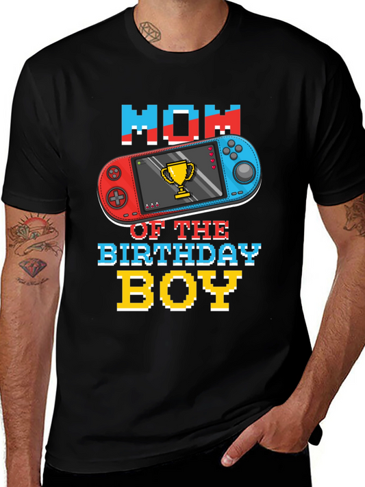 Mom of the Birthday Boy Gamer T-Shirt