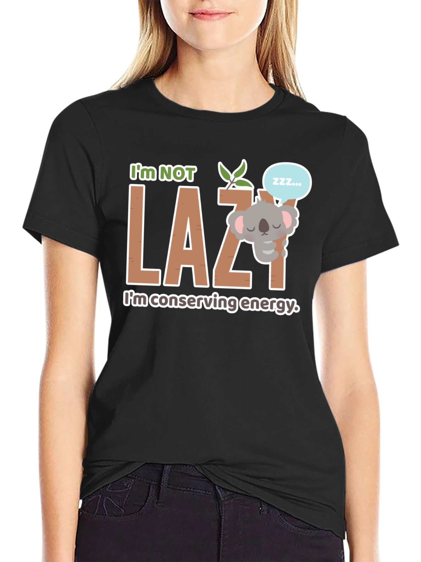 Im Not Lazy Koala T-Shirt