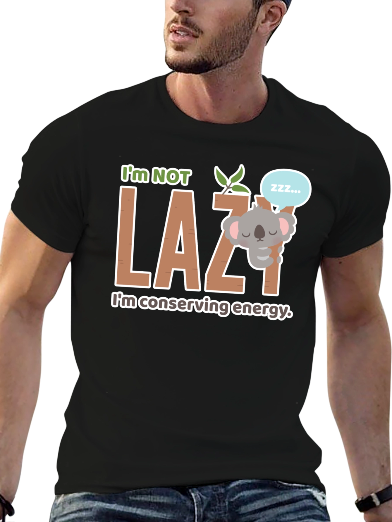 Im Not Lazy Koala T-Shirt