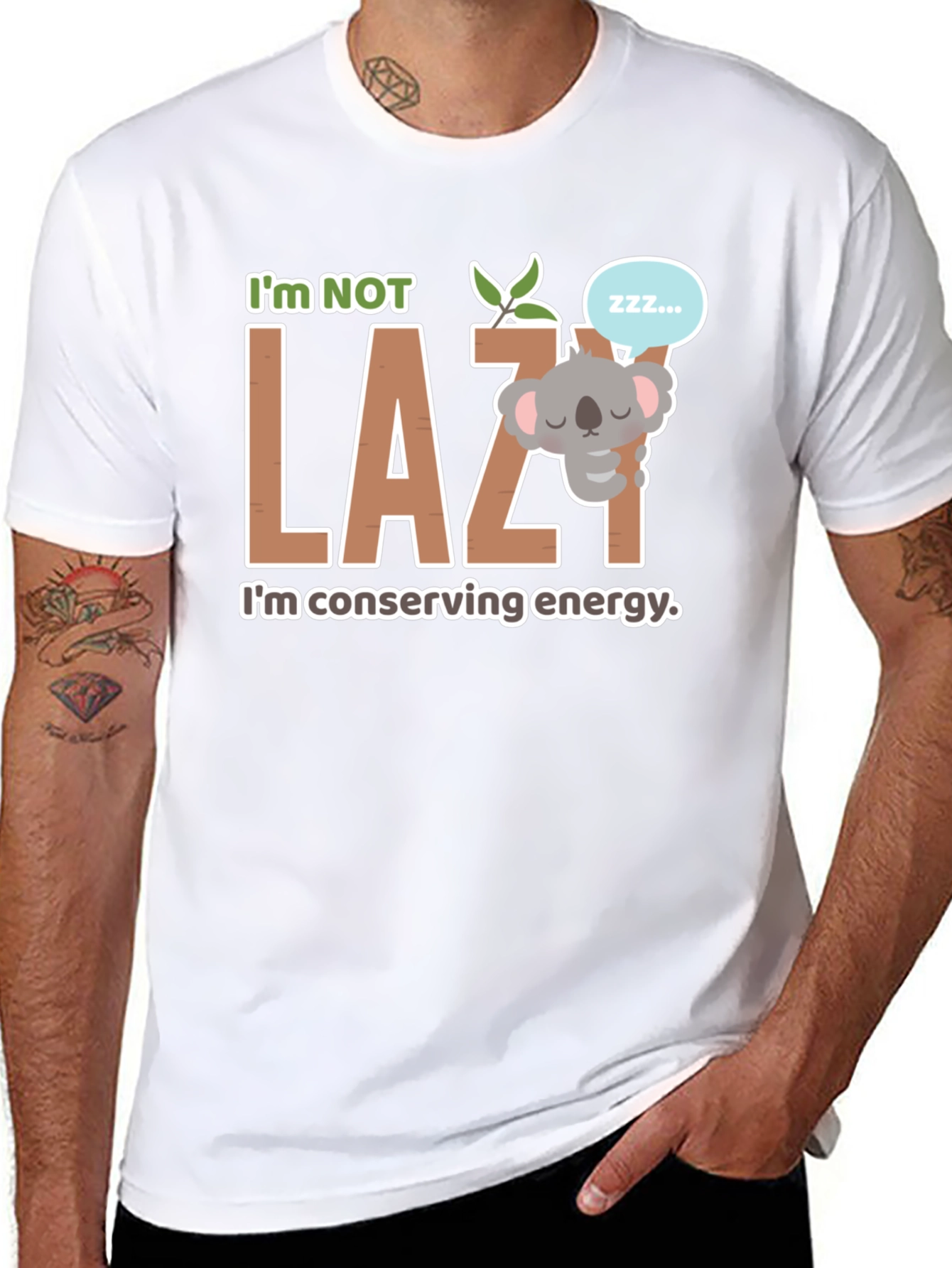 Im Not Lazy Koala T-Shirt
