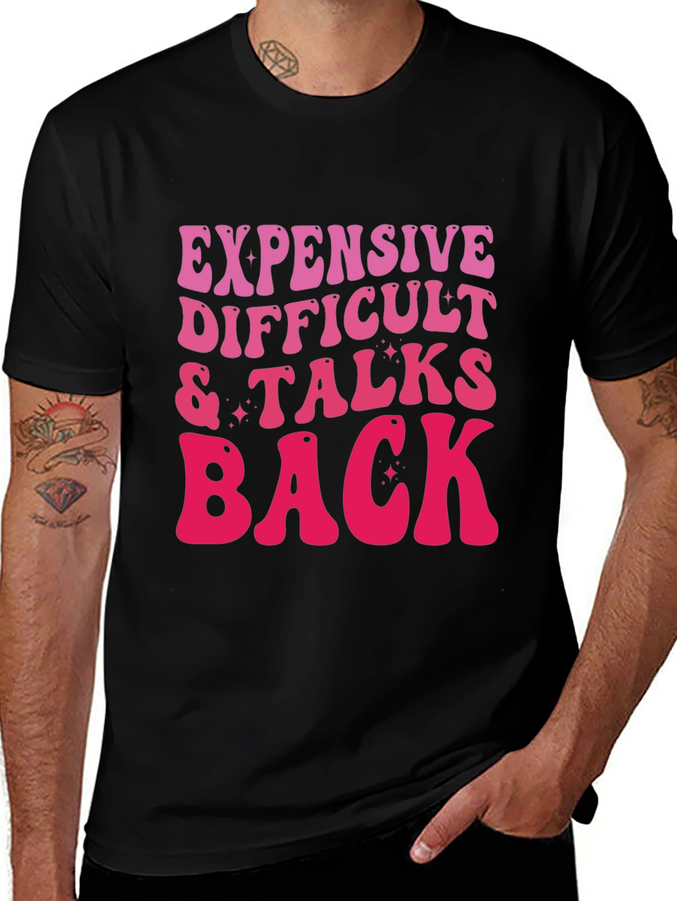 Expensive Difficult Talks Back Graphic Tee