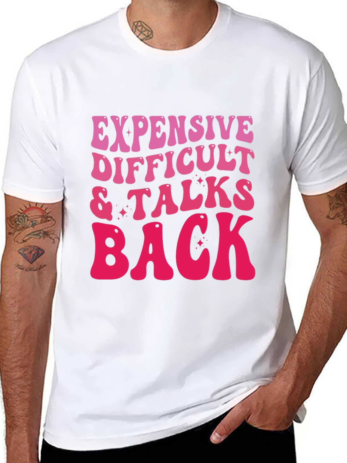 Expensive Difficult Talks Back Graphic Tee