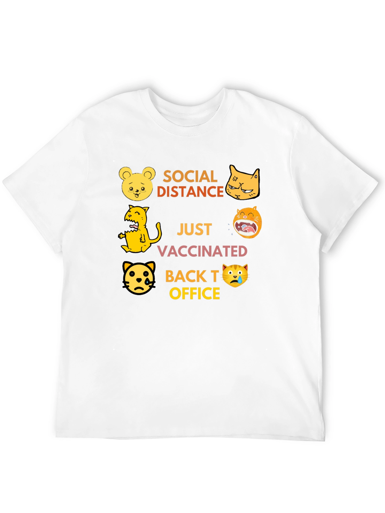Social Distance Vaccinated T-Shirt