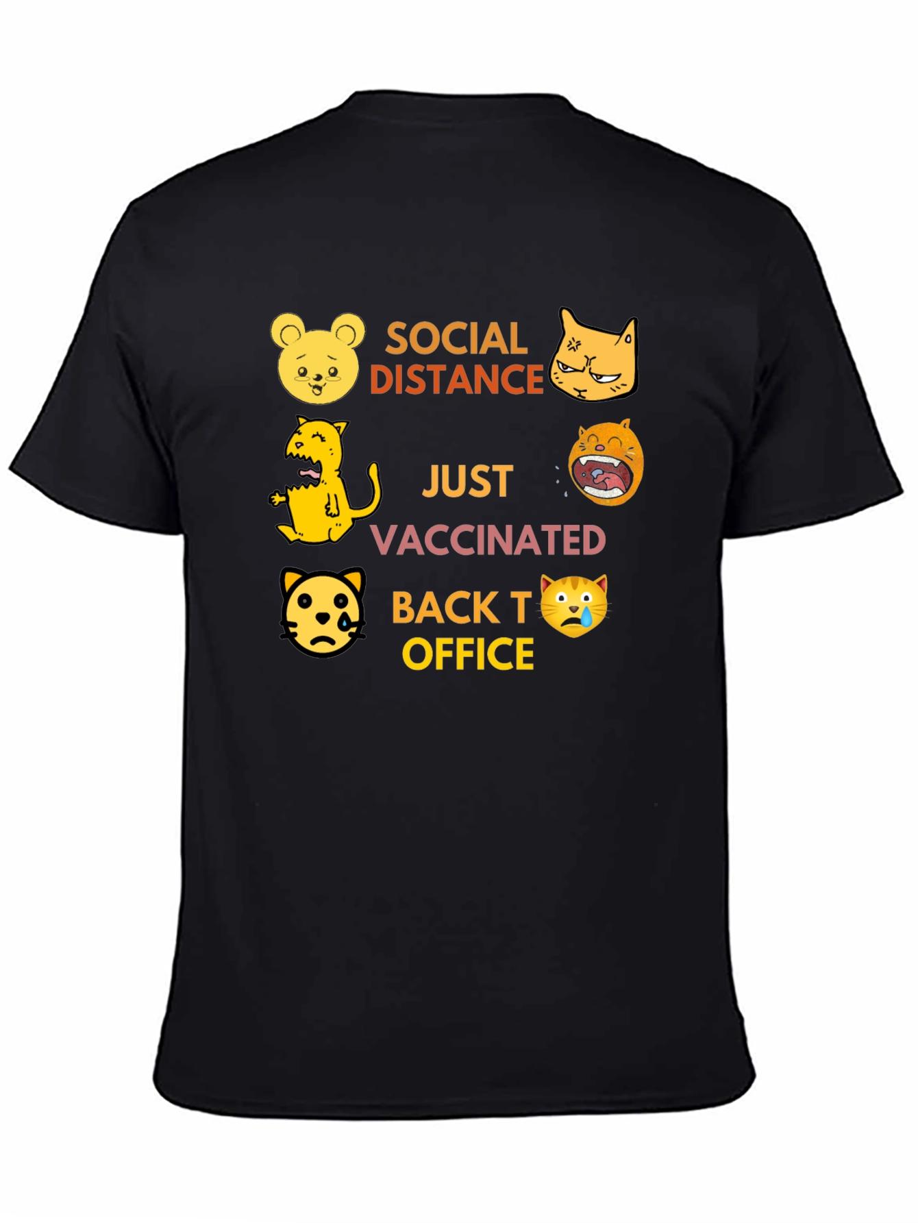 Social Distance Vaccinated T-Shirt