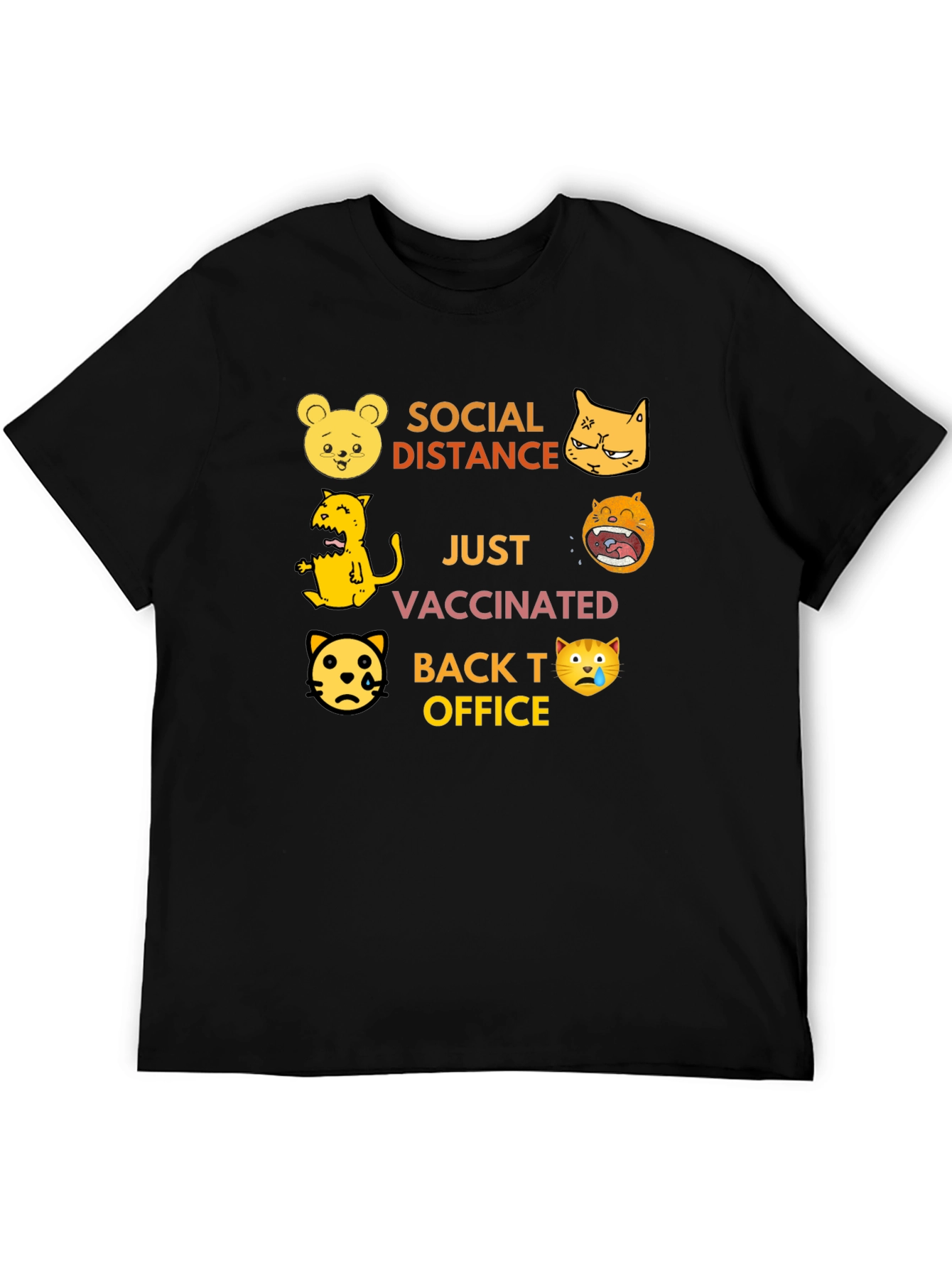 Social Distance Vaccinated T-Shirt