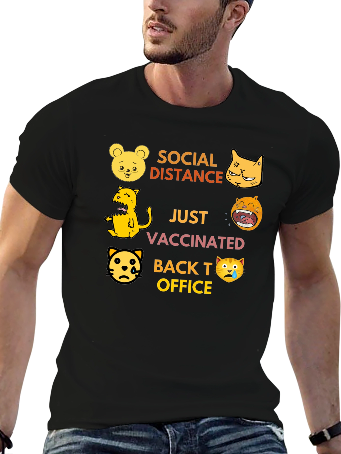 Social Distance Vaccinated T-Shirt