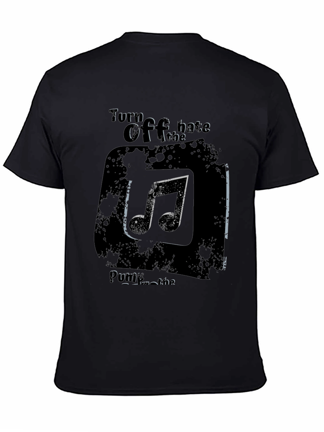 Turn Off the Hate Music T-Shirt