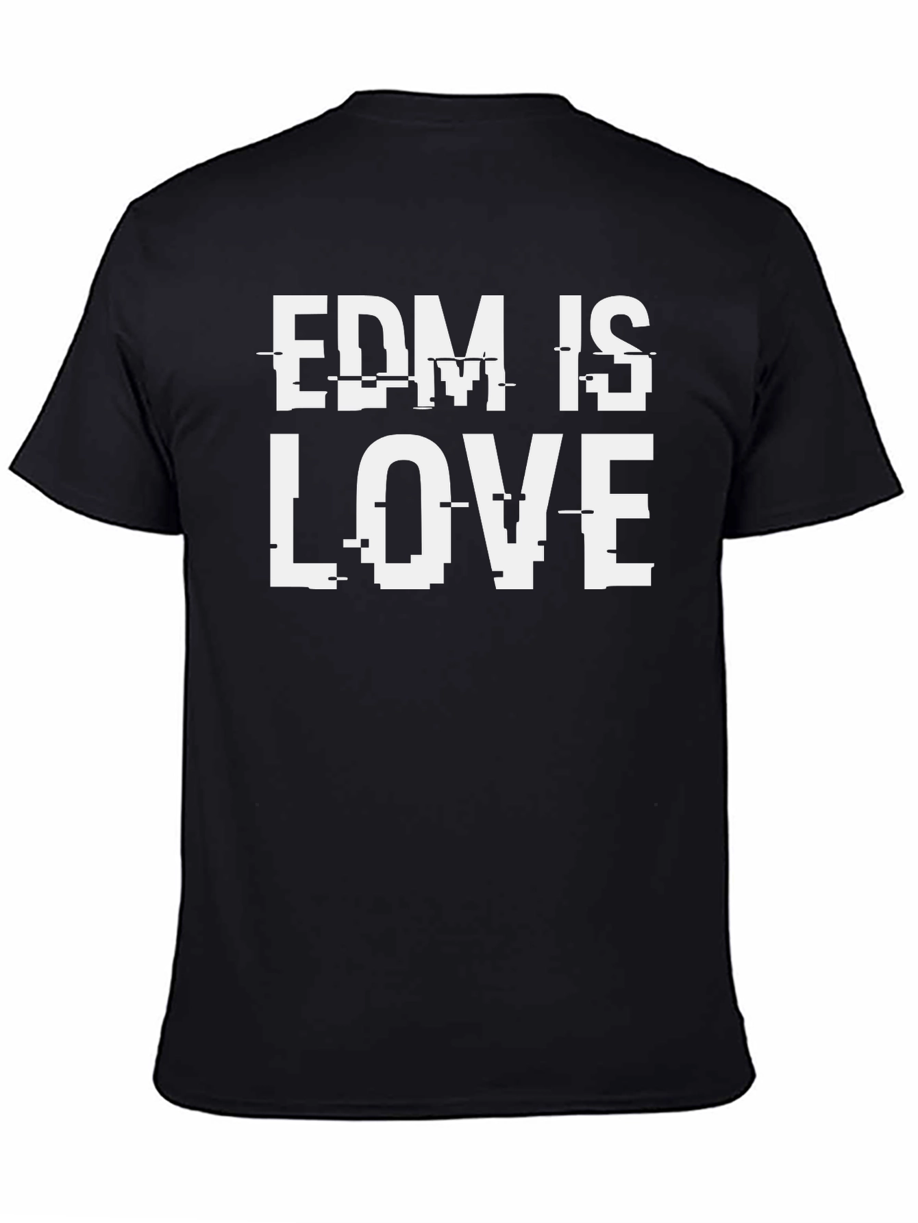 EDM is Love Black T-Shirt