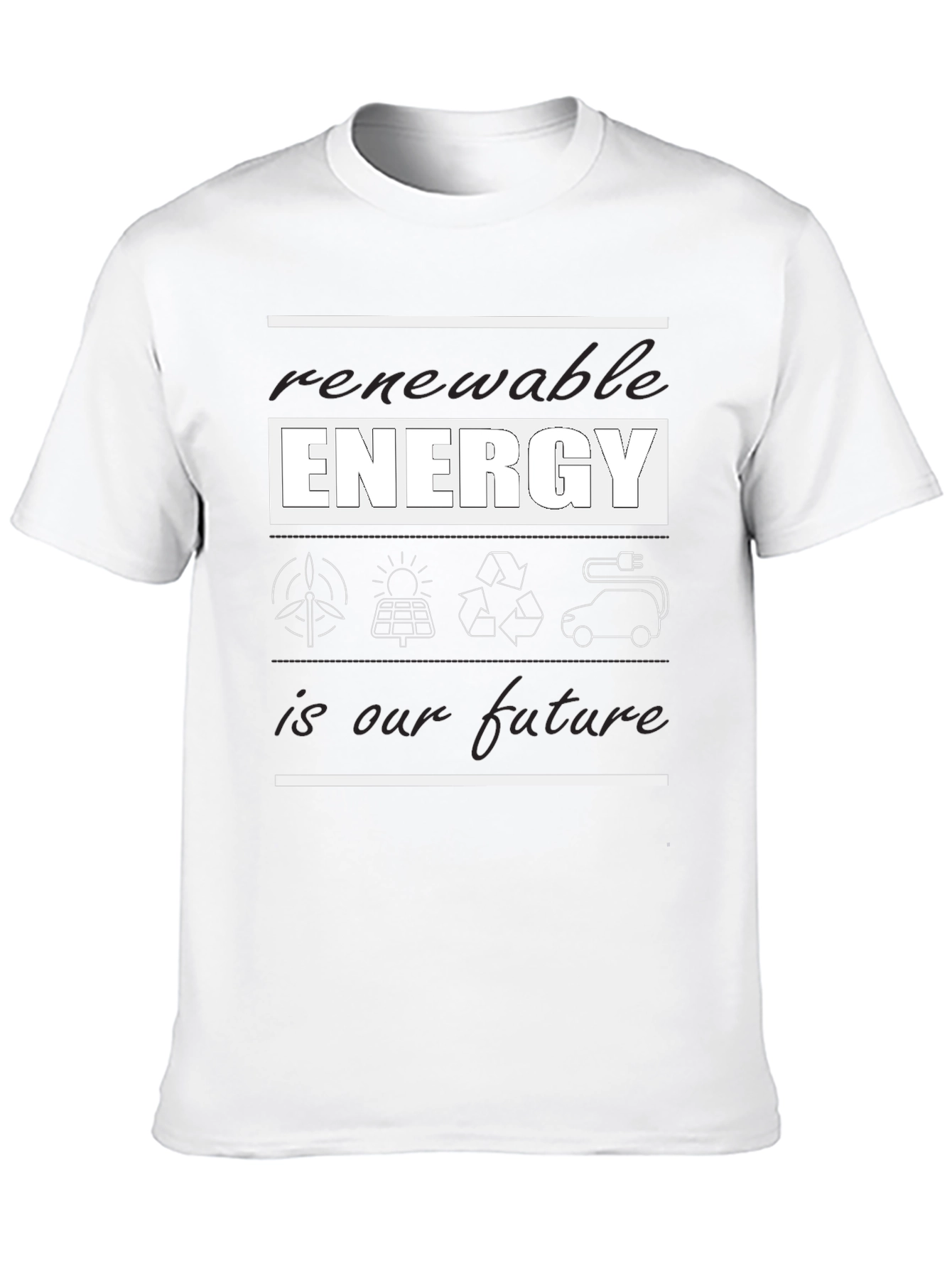 Renewable Energy T-Shirt - Future Focused Design