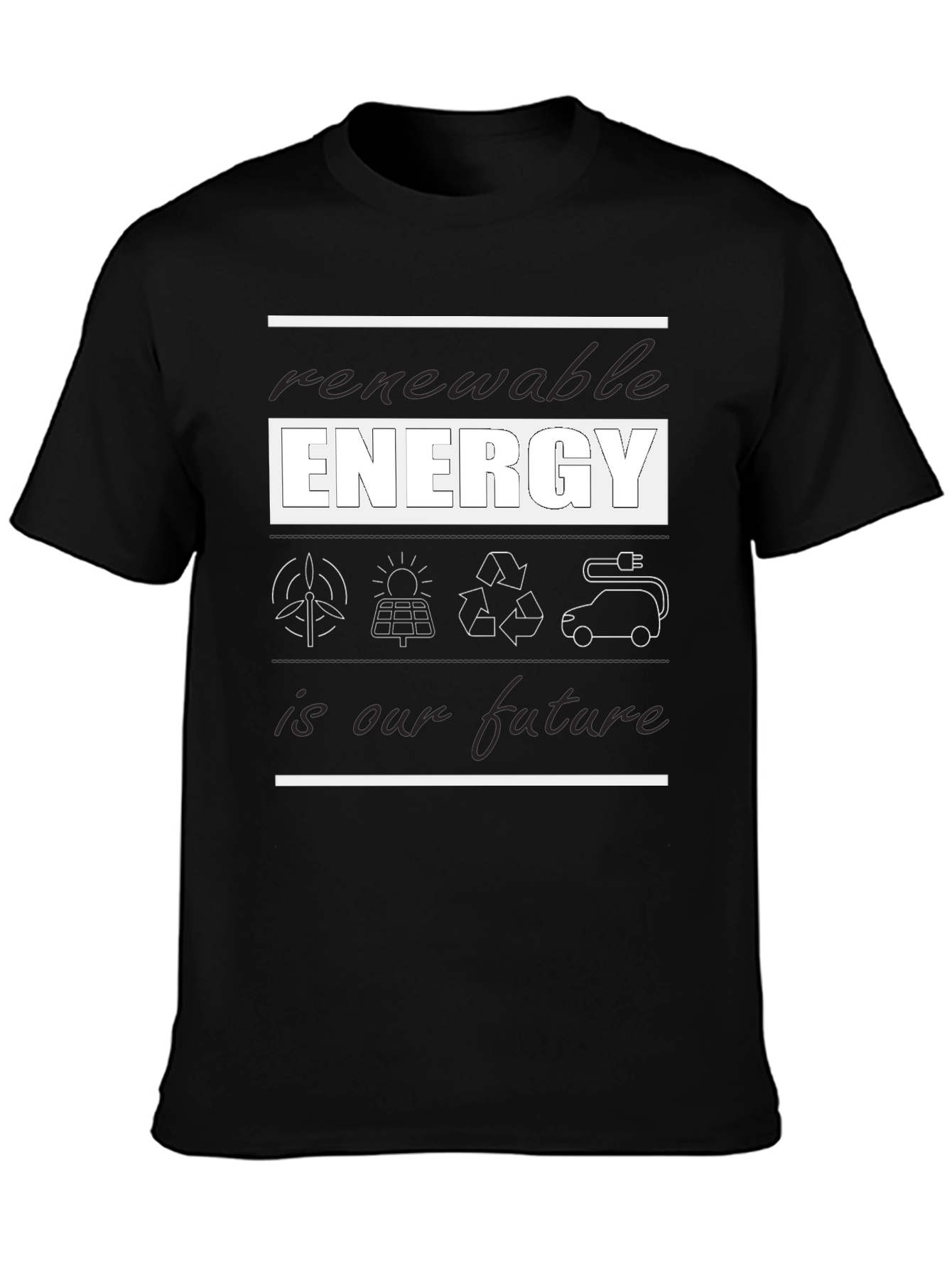 Renewable Energy T-Shirt - Future Focused Design